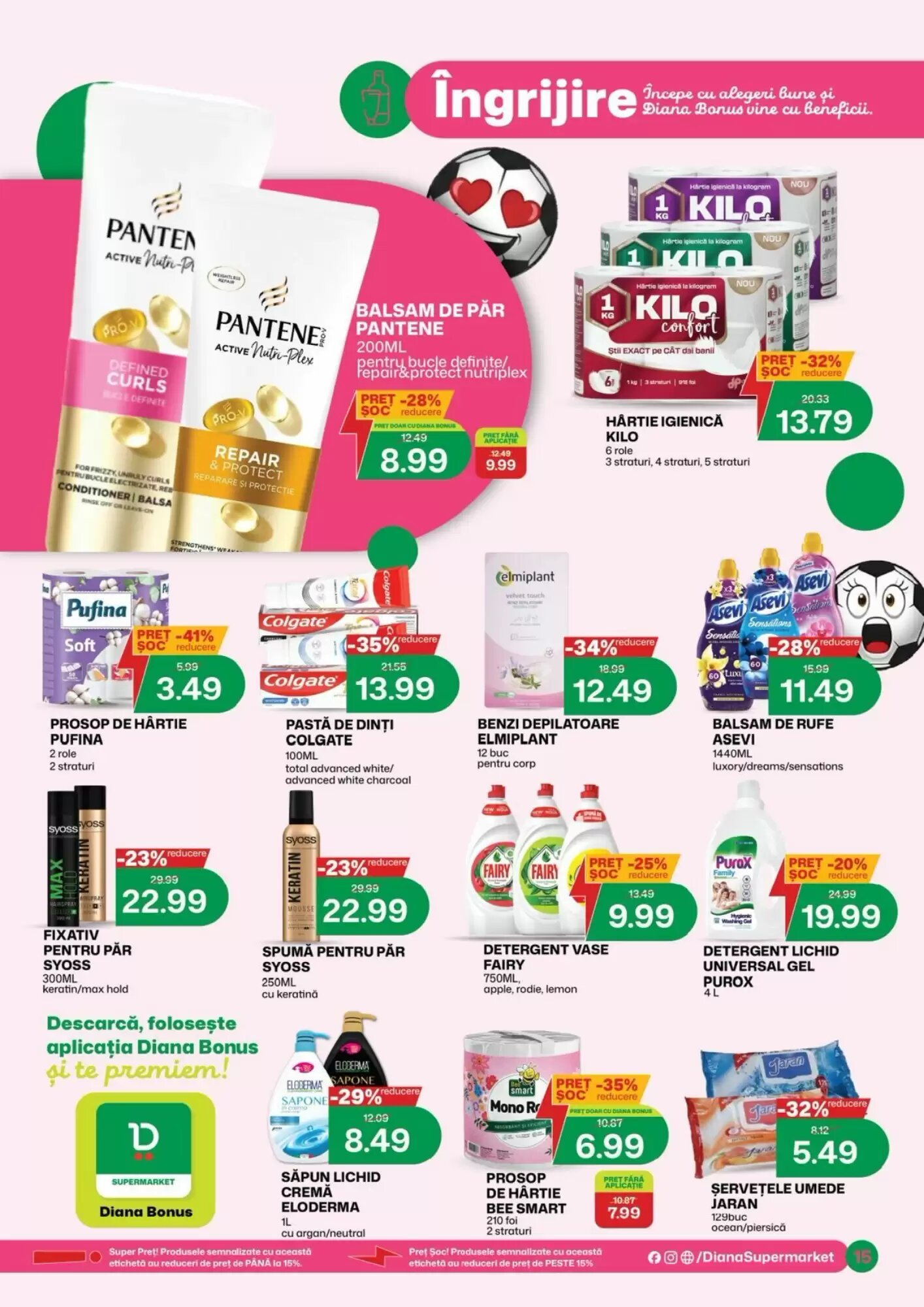 Catalogul cu oferte Diana Supermarket valabil de la 16.06.2026 - Pagina 14.