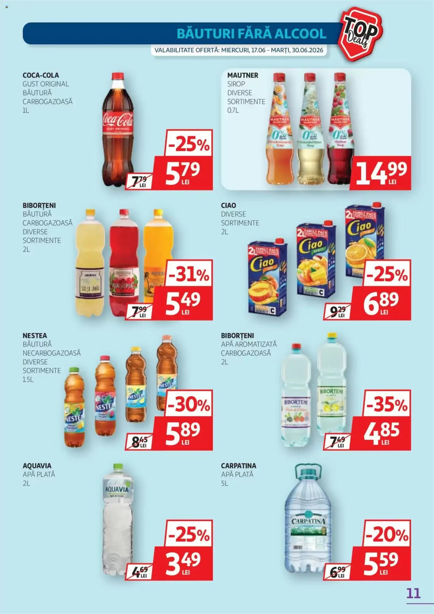 Catalogul cu oferte Auchan valabil de la 17.06.2026 - Pagina 11.