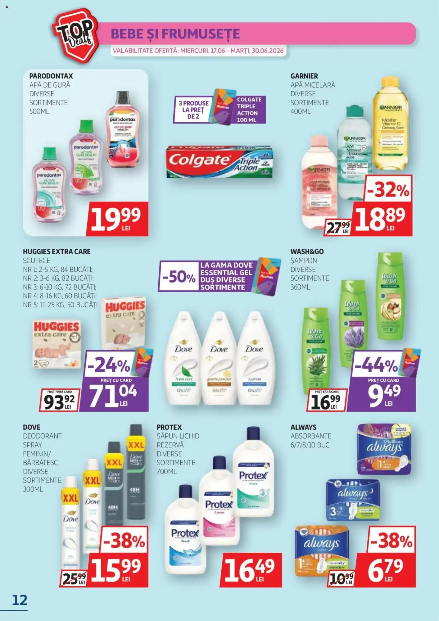 Catalogul cu oferte Auchan valabil de la 17.06.2026 - Pagina 12.