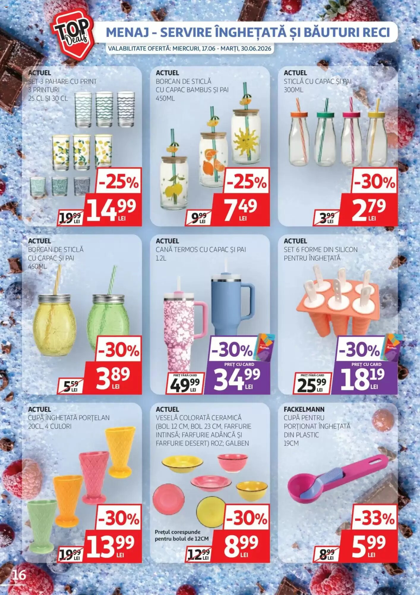 Catalogul cu oferte Auchan valabil de la 17.06.2026 - Pagina 16.