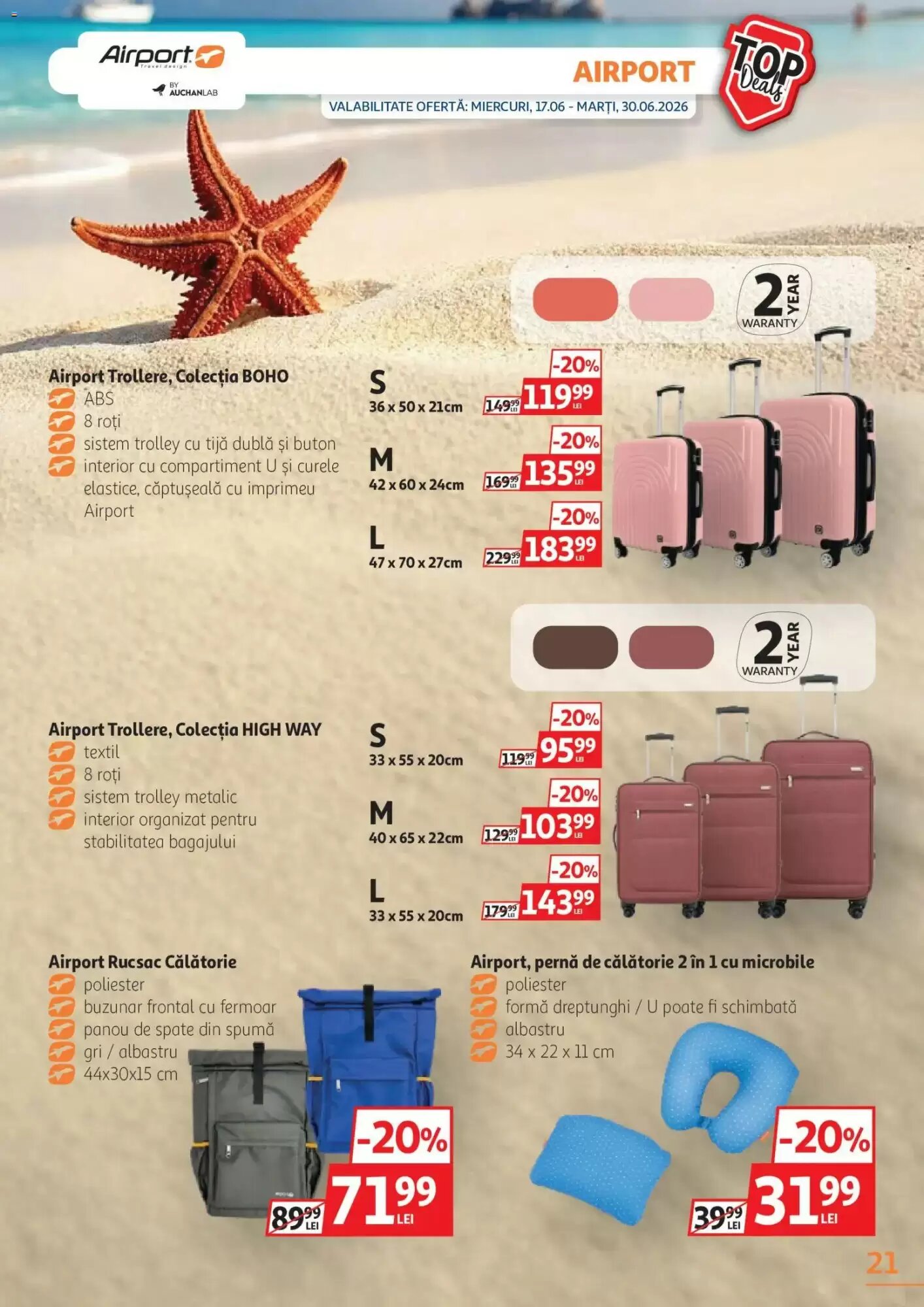 Catalogul cu oferte Auchan valabil de la 17.06.2026 - Pagina 21.