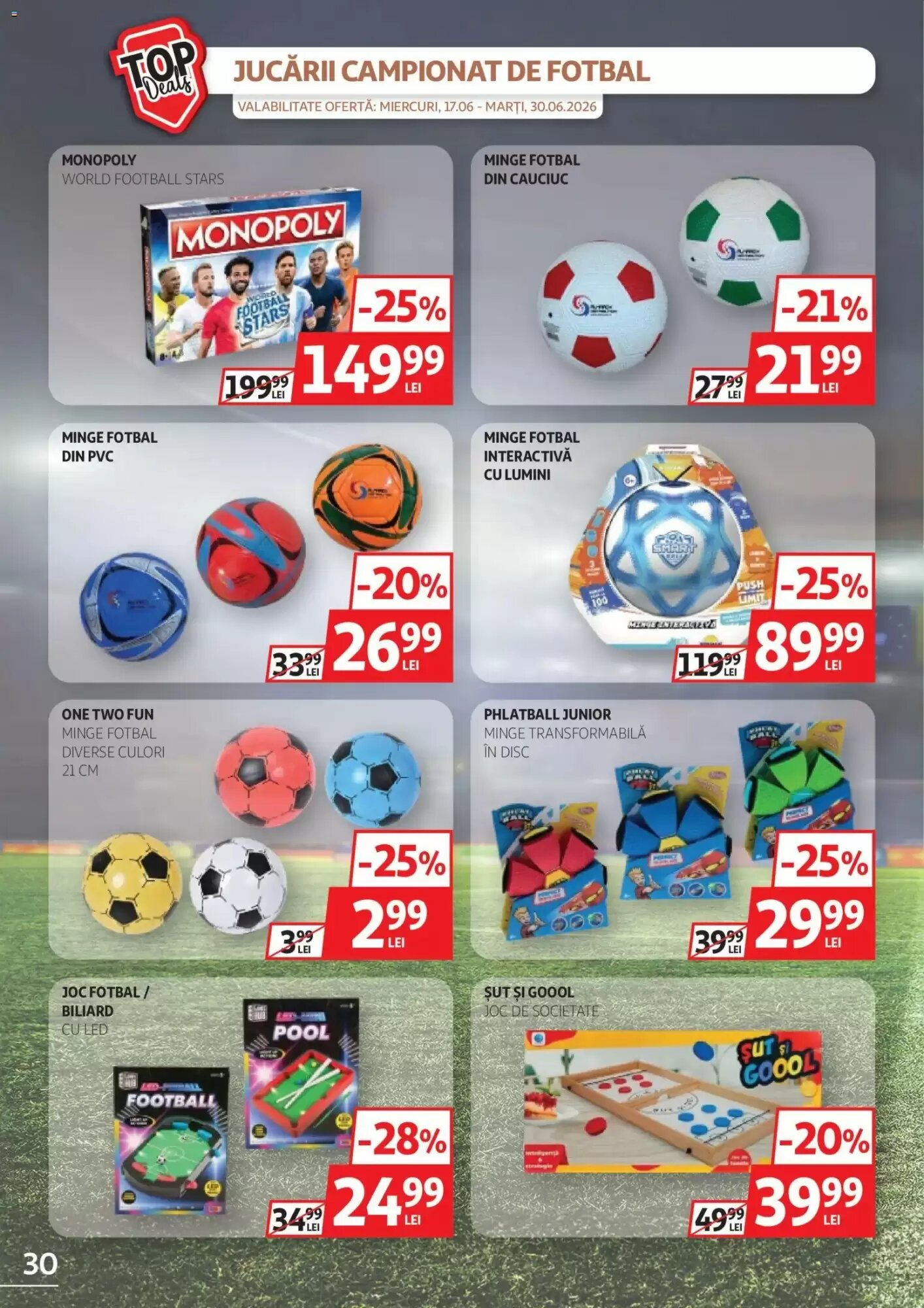 Catalogul cu oferte Auchan valabil de la 17.06.2026 - Pagina 30.
