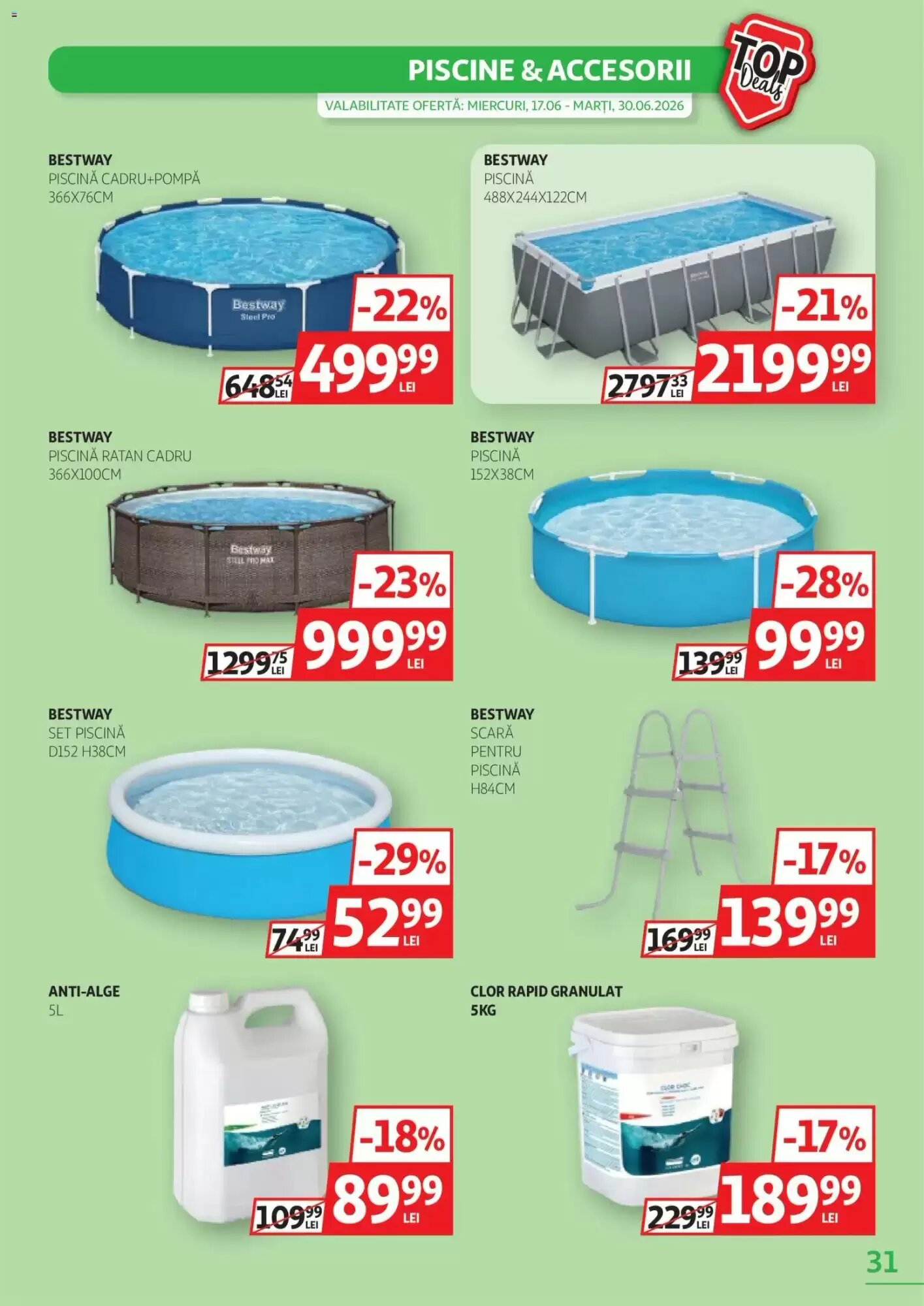 Catalogul cu oferte Auchan valabil de la 17.06.2026 - Pagina 31.