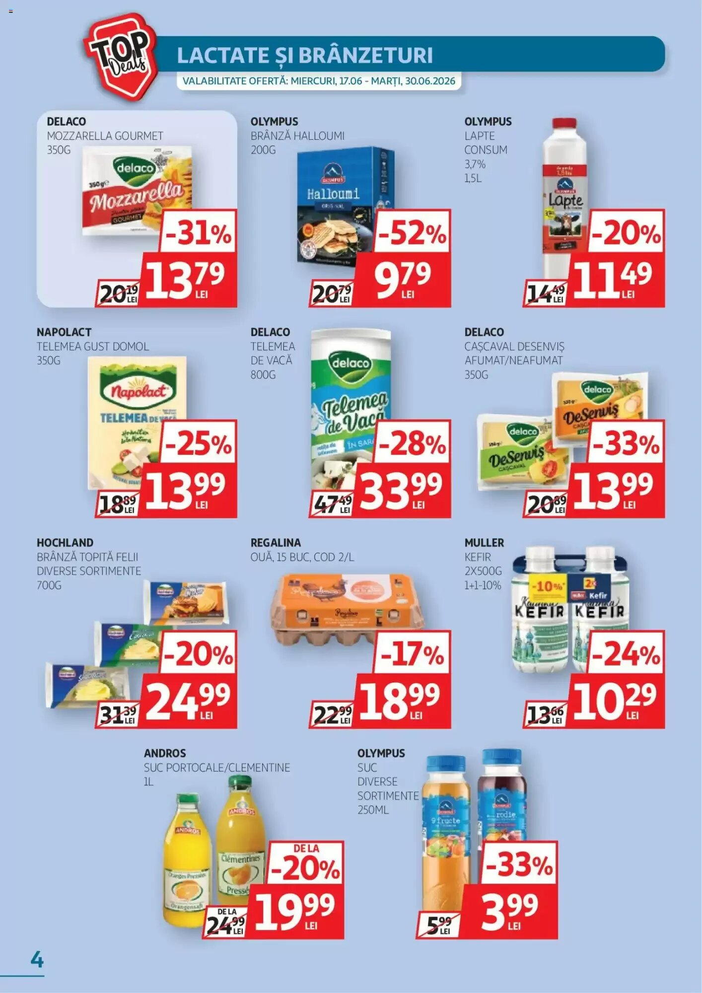 Catalogul cu oferte Auchan valabil de la 17.06.2026 - Pagina 4.