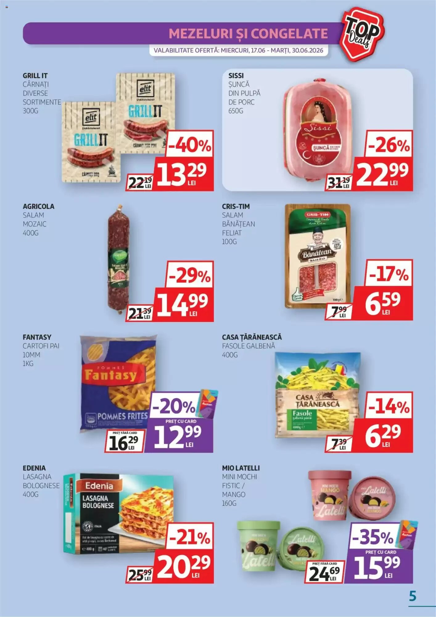 Catalogul cu oferte Auchan valabil de la 17.06.2026 - Pagina 5.