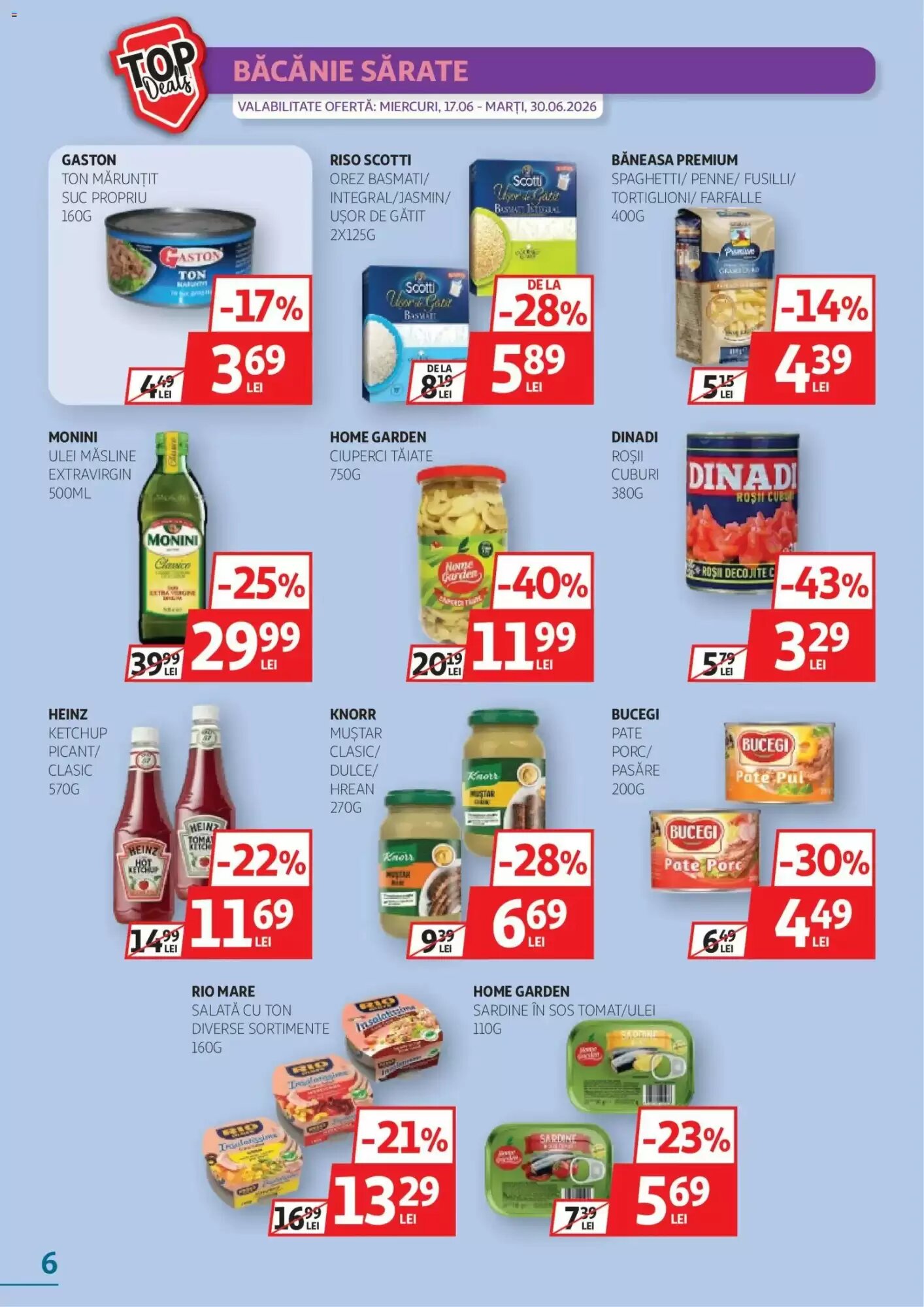Catalogul cu oferte Auchan valabil de la 17.06.2026 - Pagina 6.
