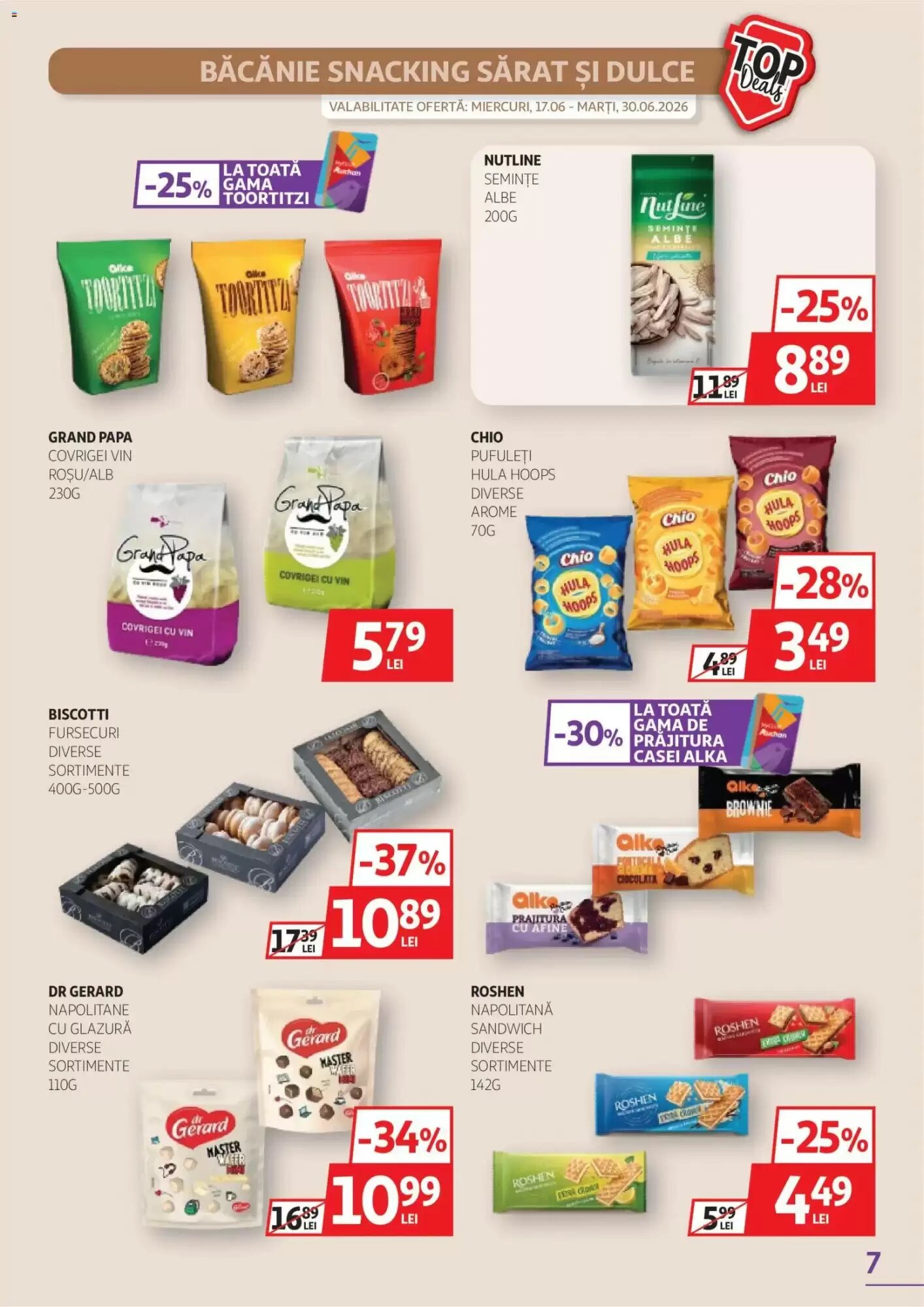 Catalogul cu oferte Auchan valabil de la 17.06.2026 - Pagina 7.