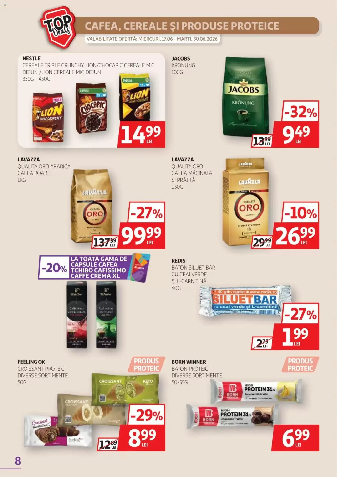 Catalogul cu oferte Auchan valabil de la 17.06.2026 - Pagina 8.