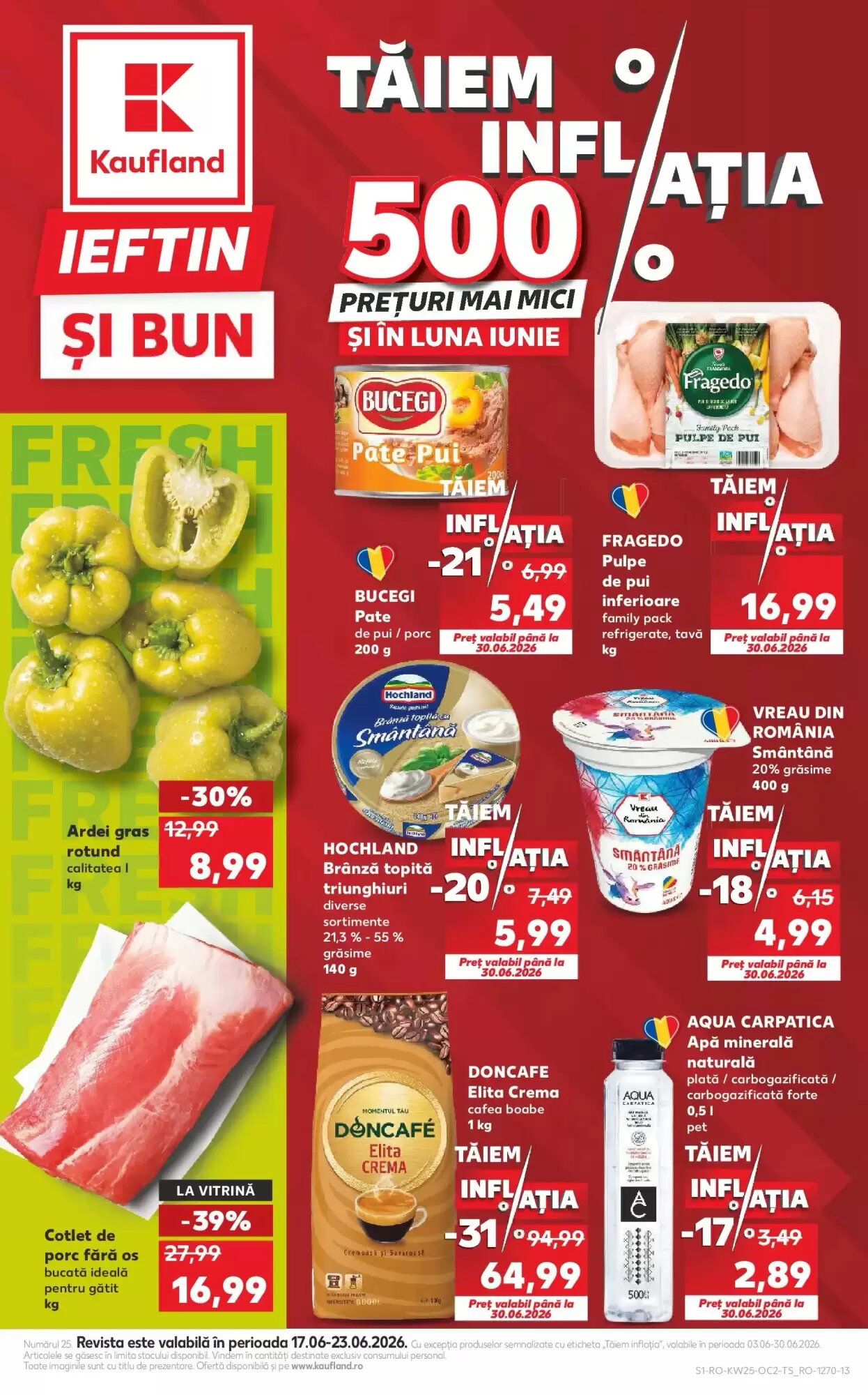 Catalogul cu oferte Kaufland valabil de la 17.06.2026 - Pagina 1.