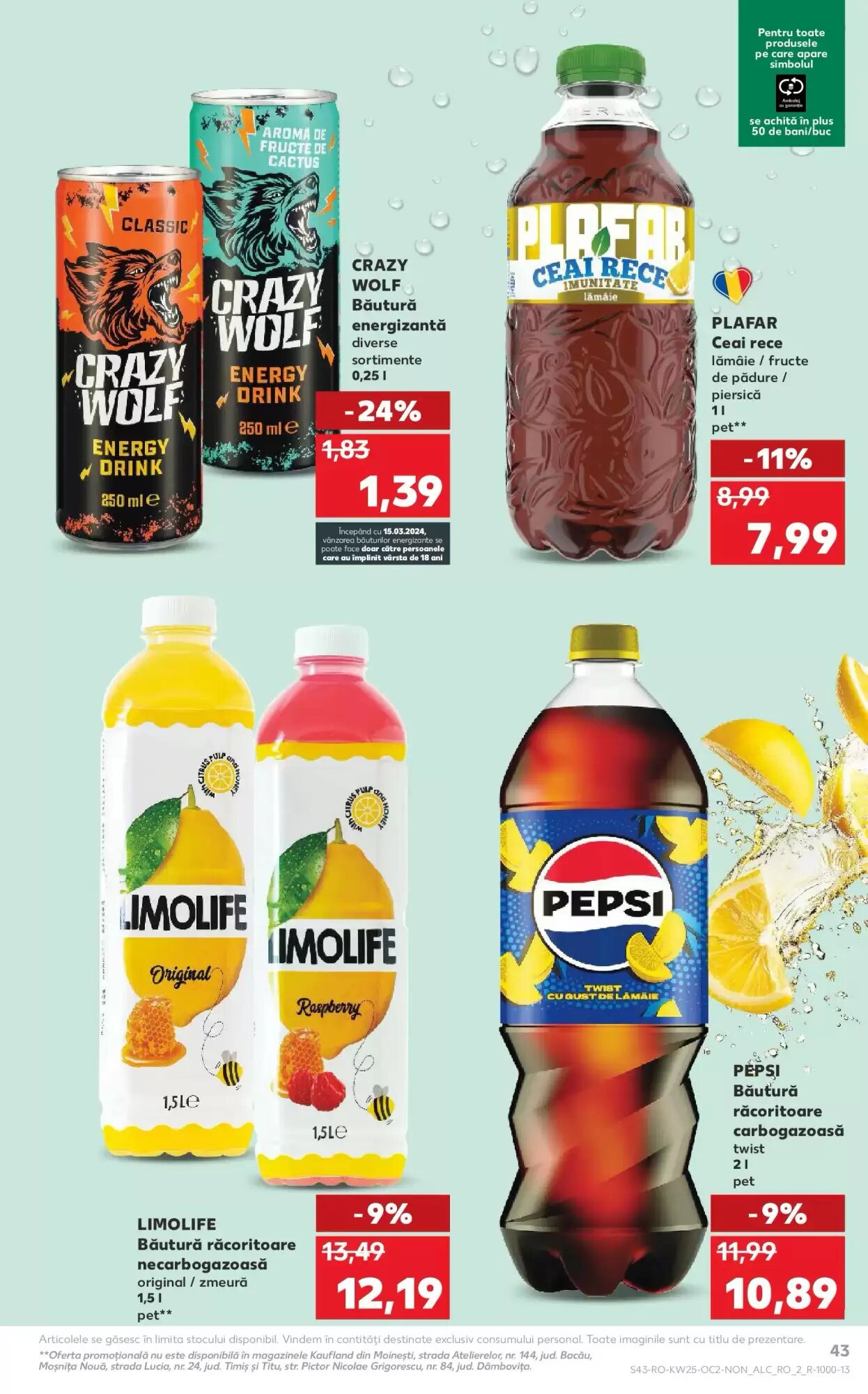 Catalogul cu oferte Kaufland valabil de la 17.06.2026 - Pagina 43.
