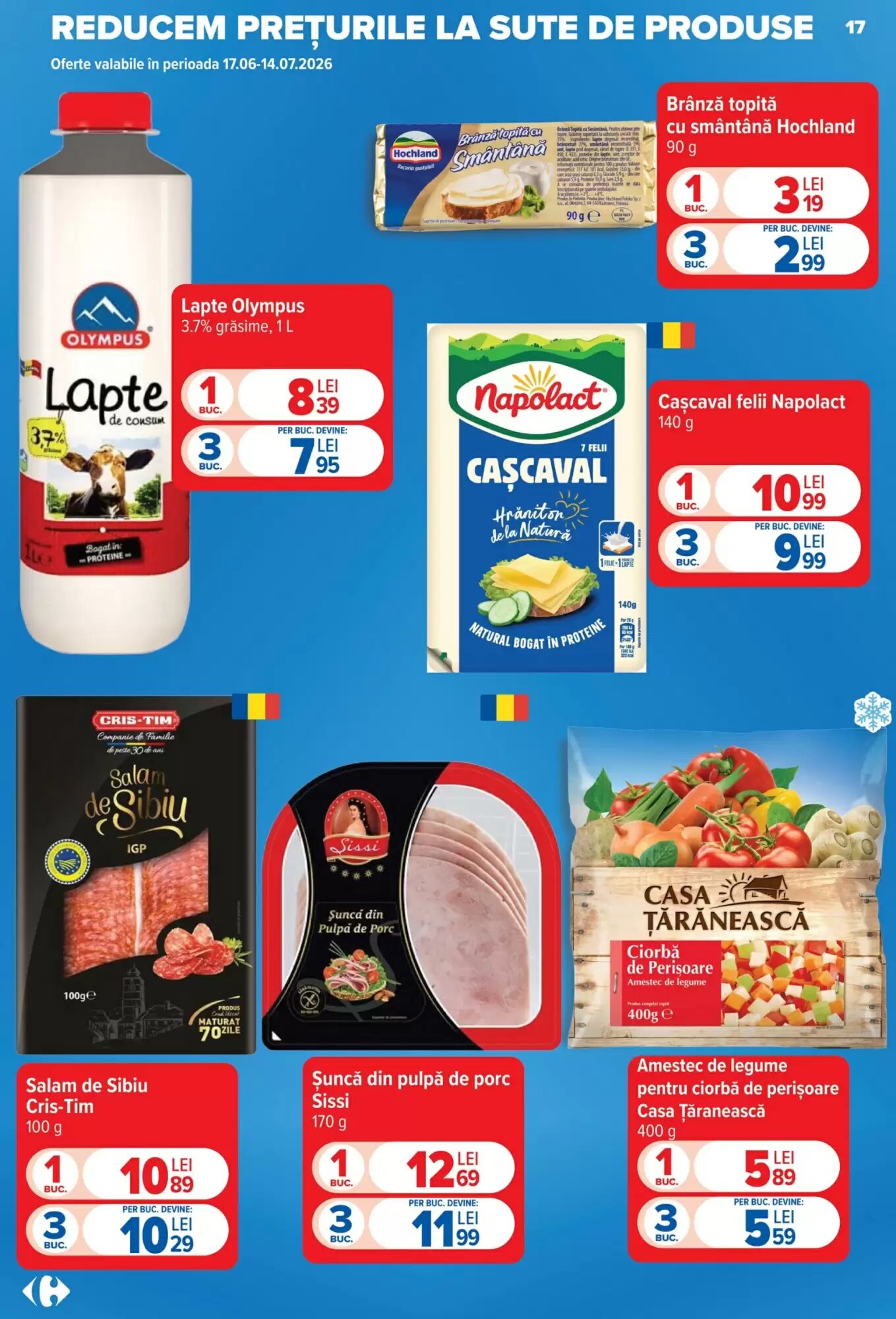 Catalogul cu oferte Carrefour valabil de la 17.06.2026 - Pagina 16.