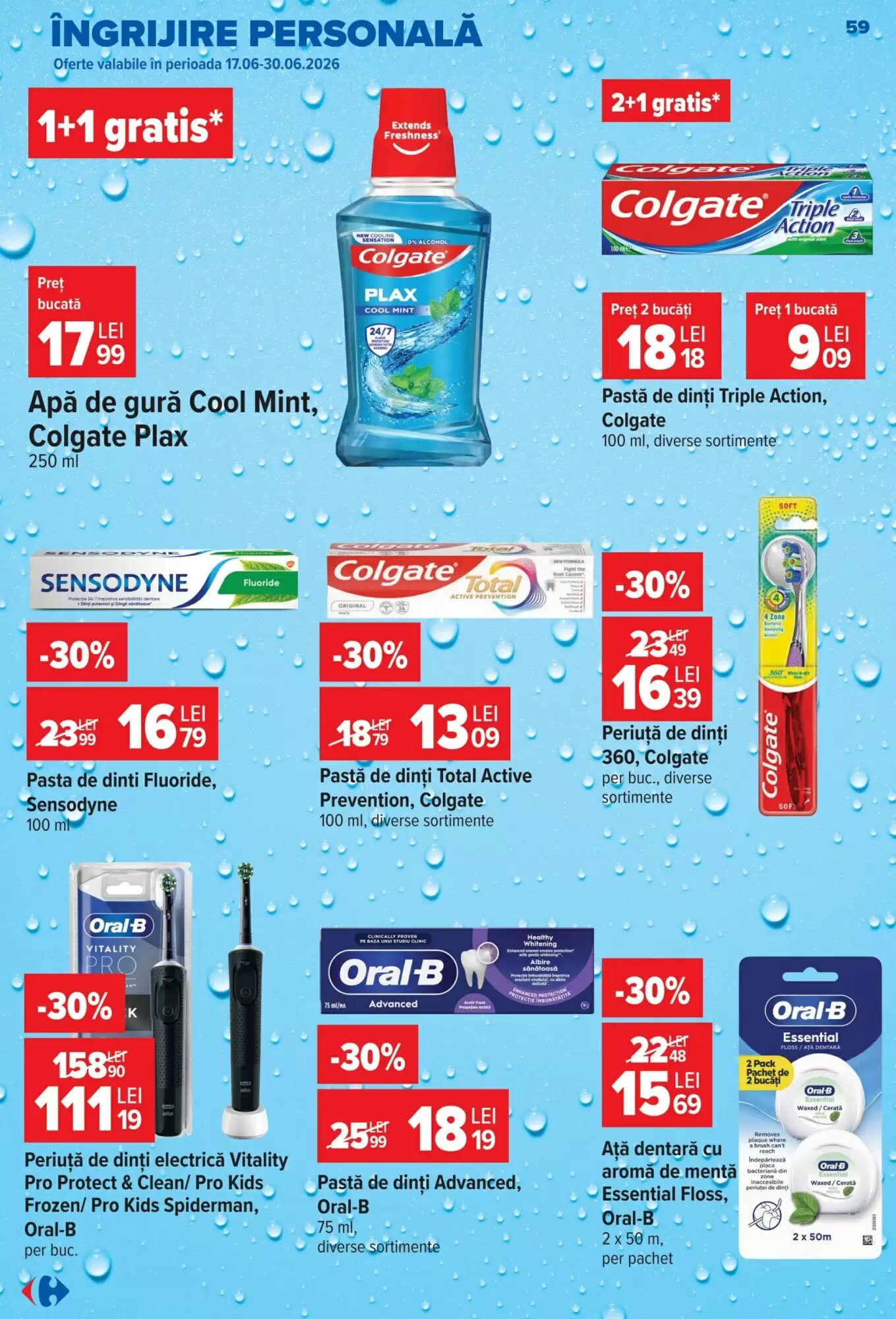 Catalogul cu oferte Carrefour valabil de la 17.06.2026 - Pagina 58.