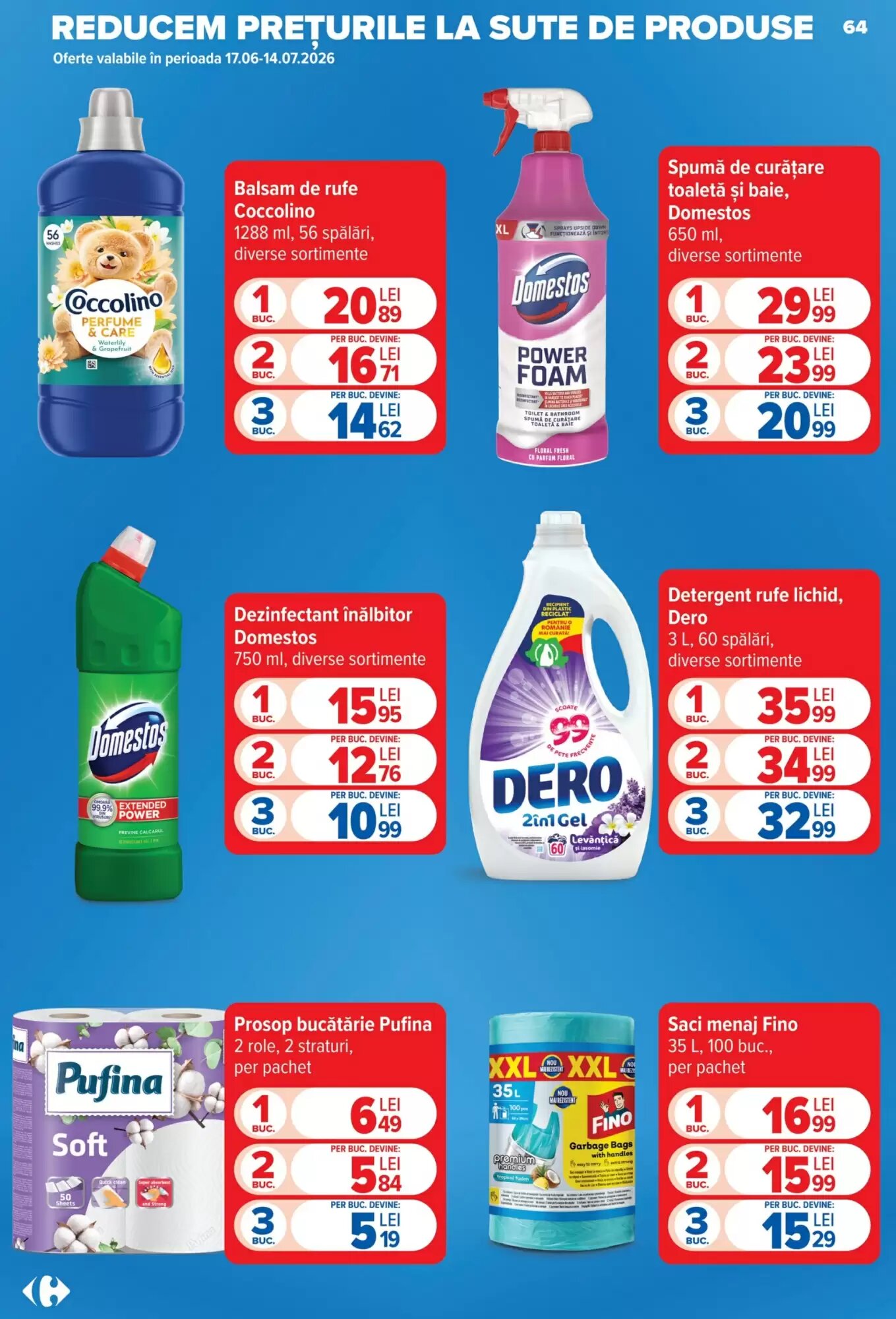 Catalogul cu oferte Carrefour valabil de la 17.06.2026 - Pagina 63.
