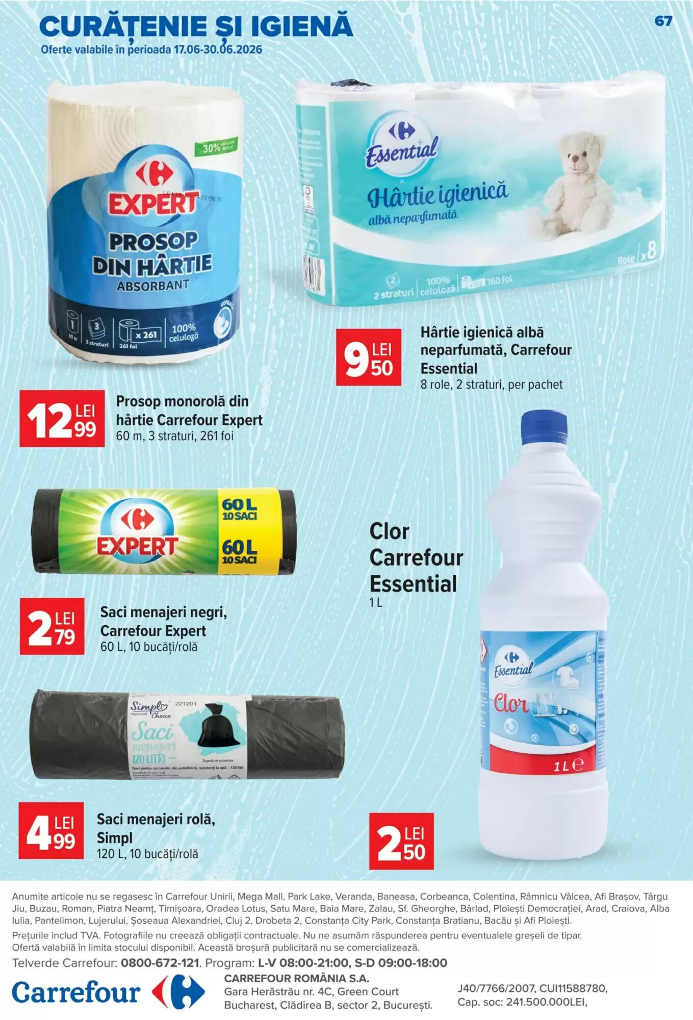 Catalogul cu oferte Carrefour valabil de la 17.06.2026 - Pagina 66.