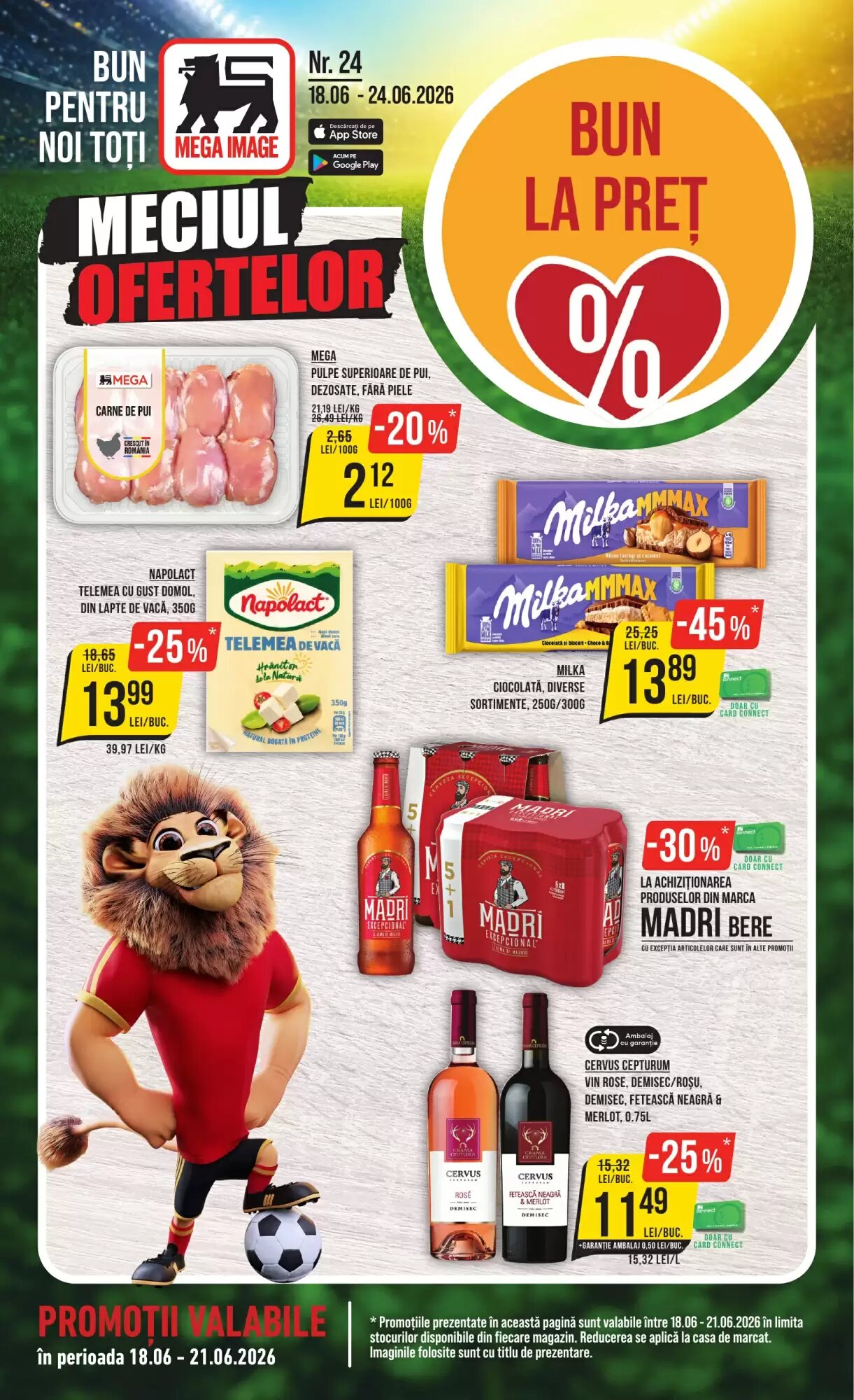 Catalogul cu oferte Mega Image valabil de la 18.06.2026 - Pagina 1.
