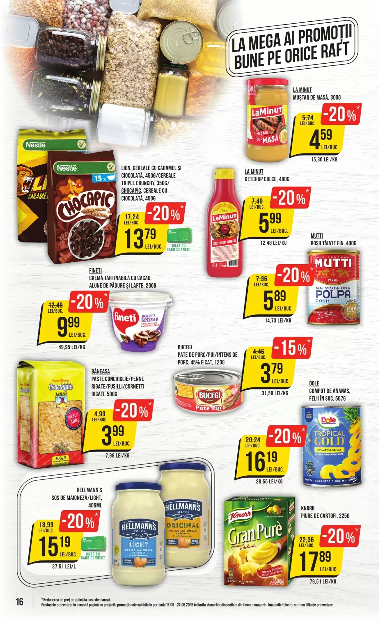 Catalogul cu oferte Mega Image valabil de la 18.06.2026 - Pagina 16.