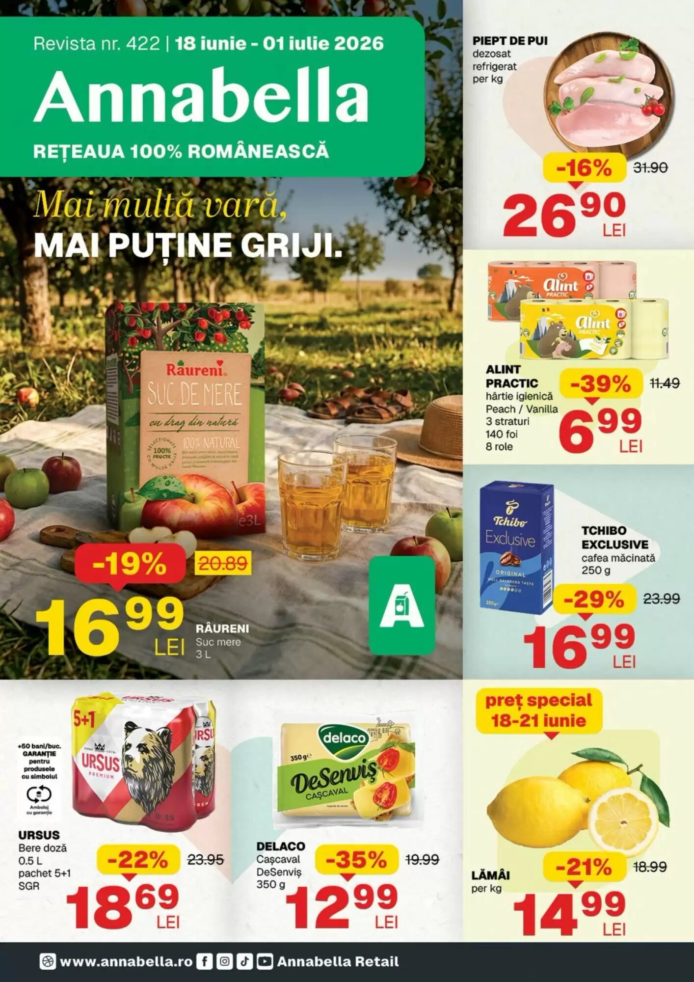Catalogul cu oferte Annabella valabil de la 18.06.2026 - Pagina 1.