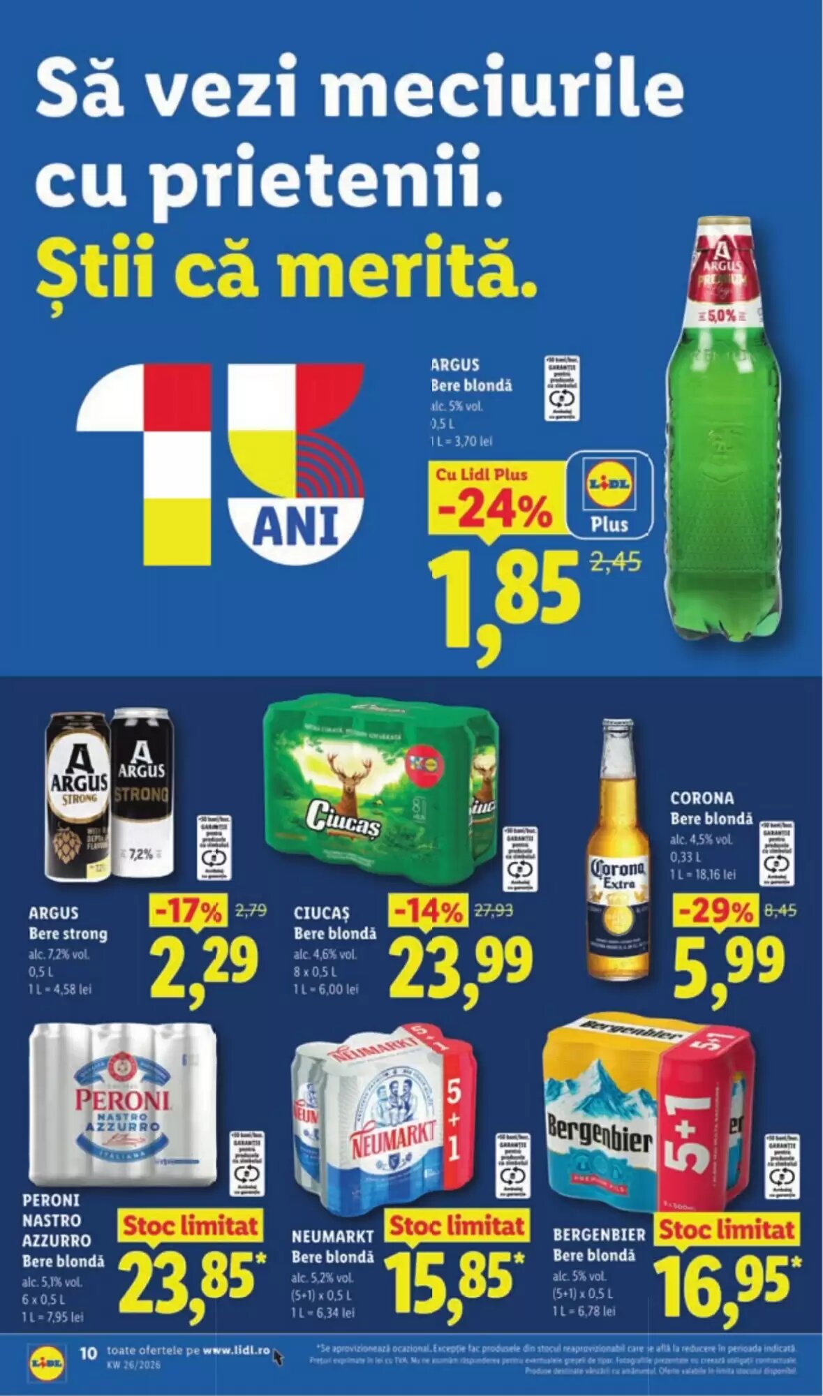 Catalogul cu oferte Lidl valabil de la 22.06.2026 - Pagina 10.