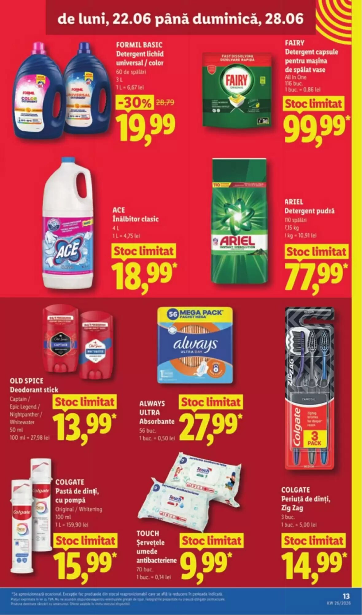 Catalogul cu oferte Lidl valabil de la 22.06.2026 - Pagina 13.