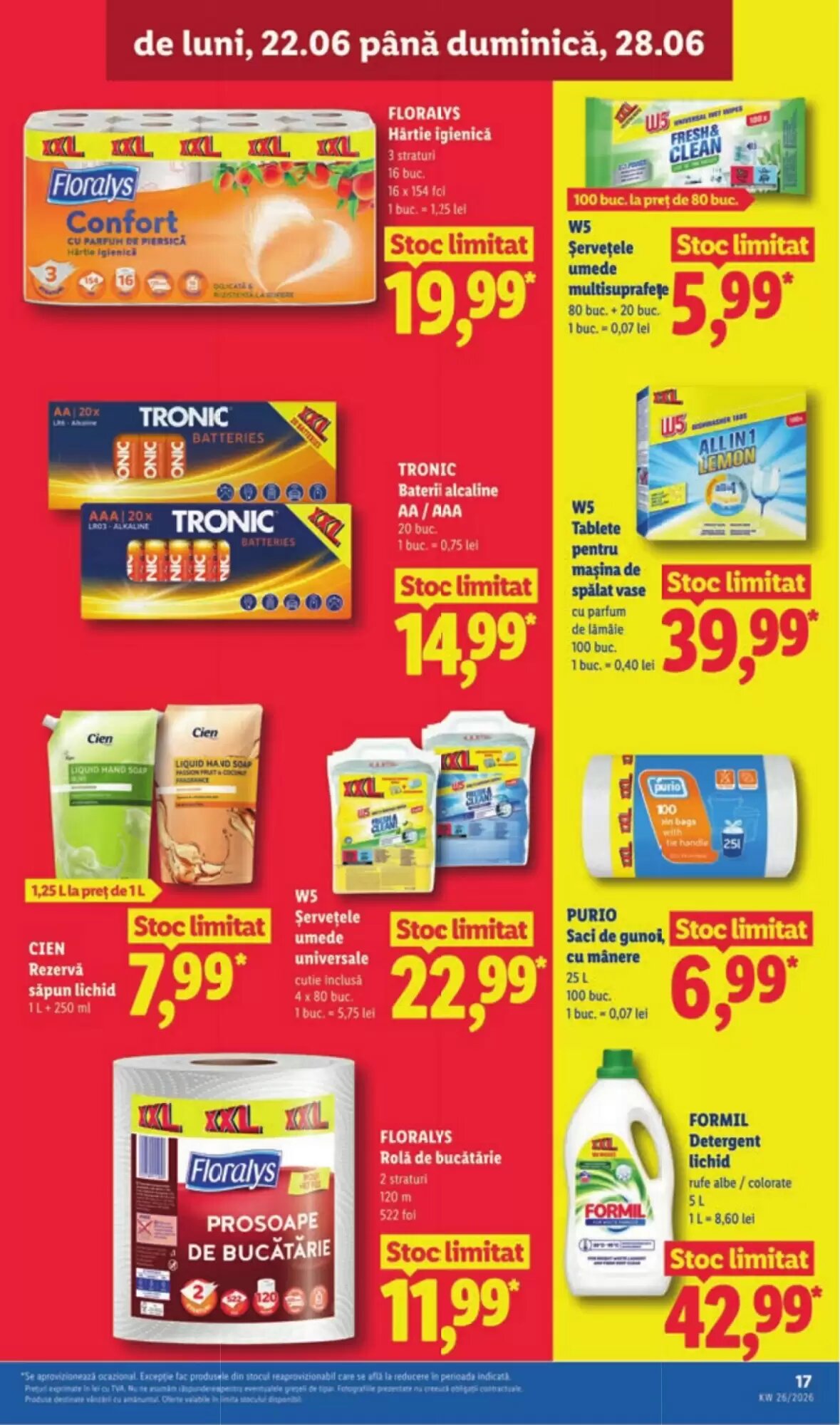Catalogul cu oferte Lidl valabil de la 22.06.2026 - Pagina 17.