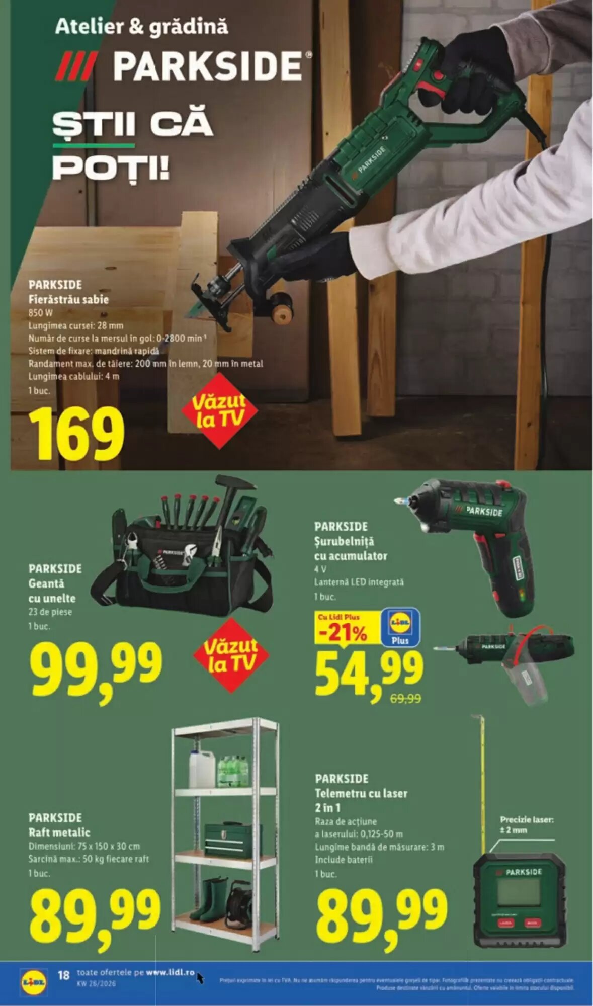 Catalogul cu oferte Lidl valabil de la 22.06.2026 - Pagina 18.