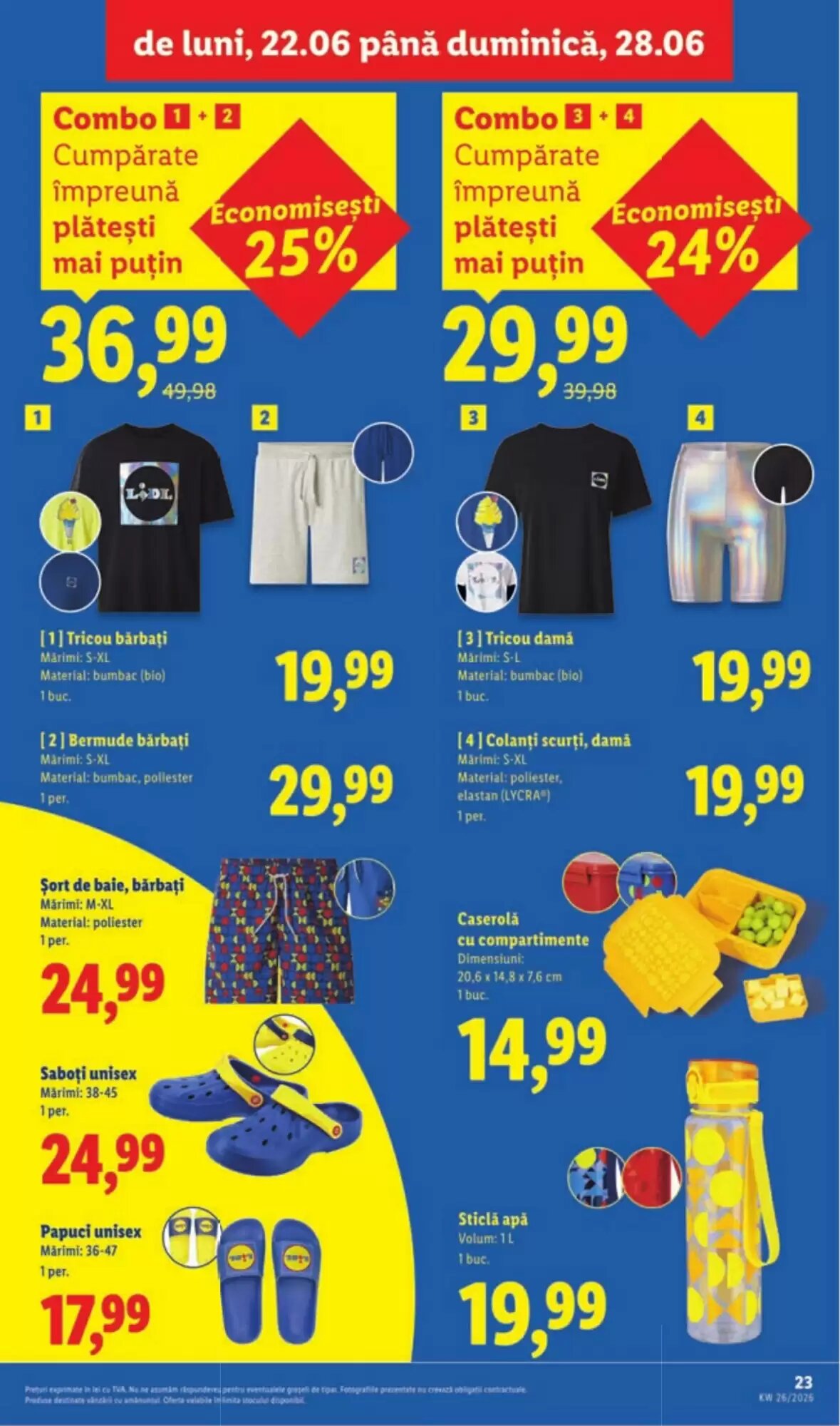 Catalogul cu oferte Lidl valabil de la 22.06.2026 - Pagina 23.