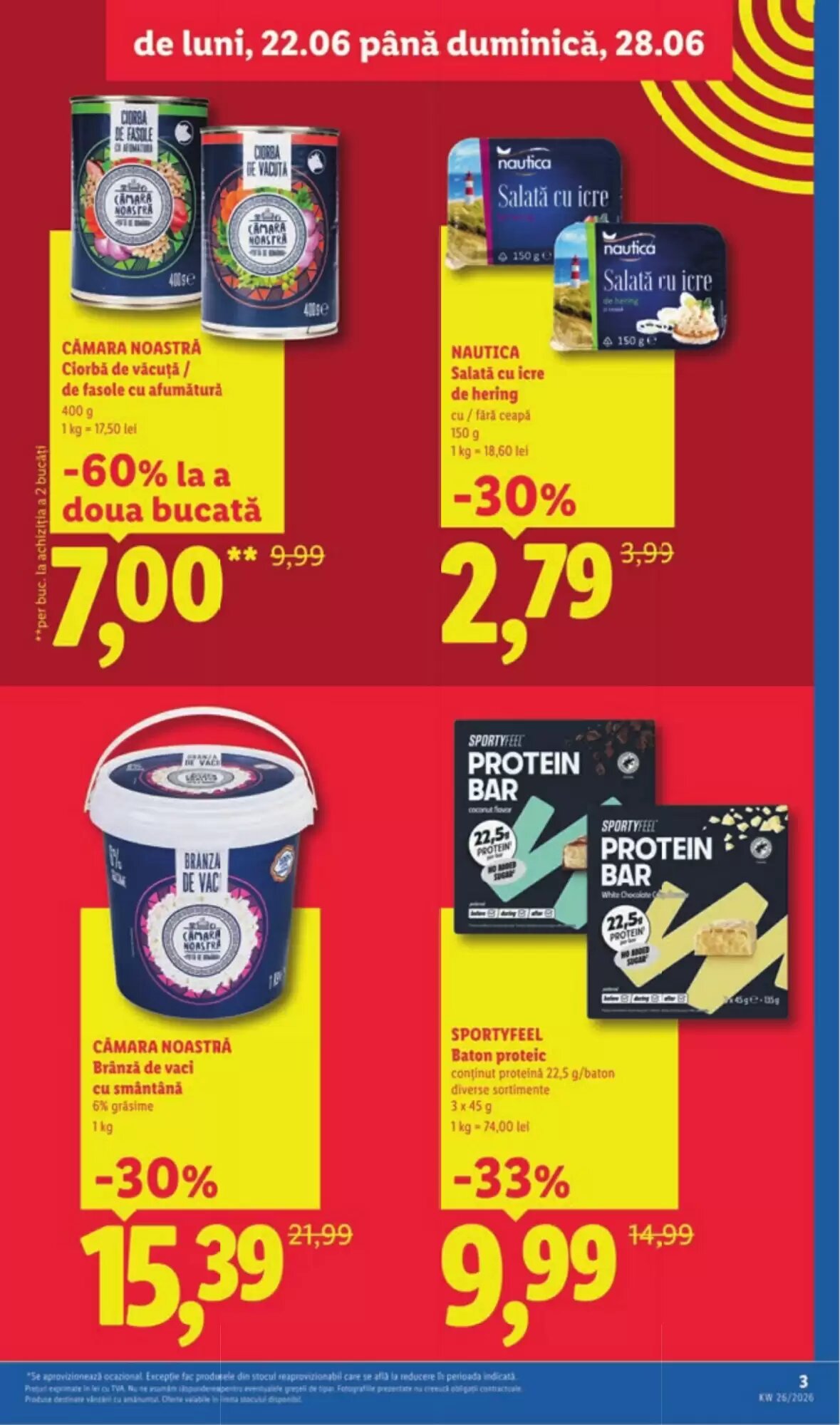 Catalogul cu oferte Lidl valabil de la 22.06.2026 - Pagina 3.