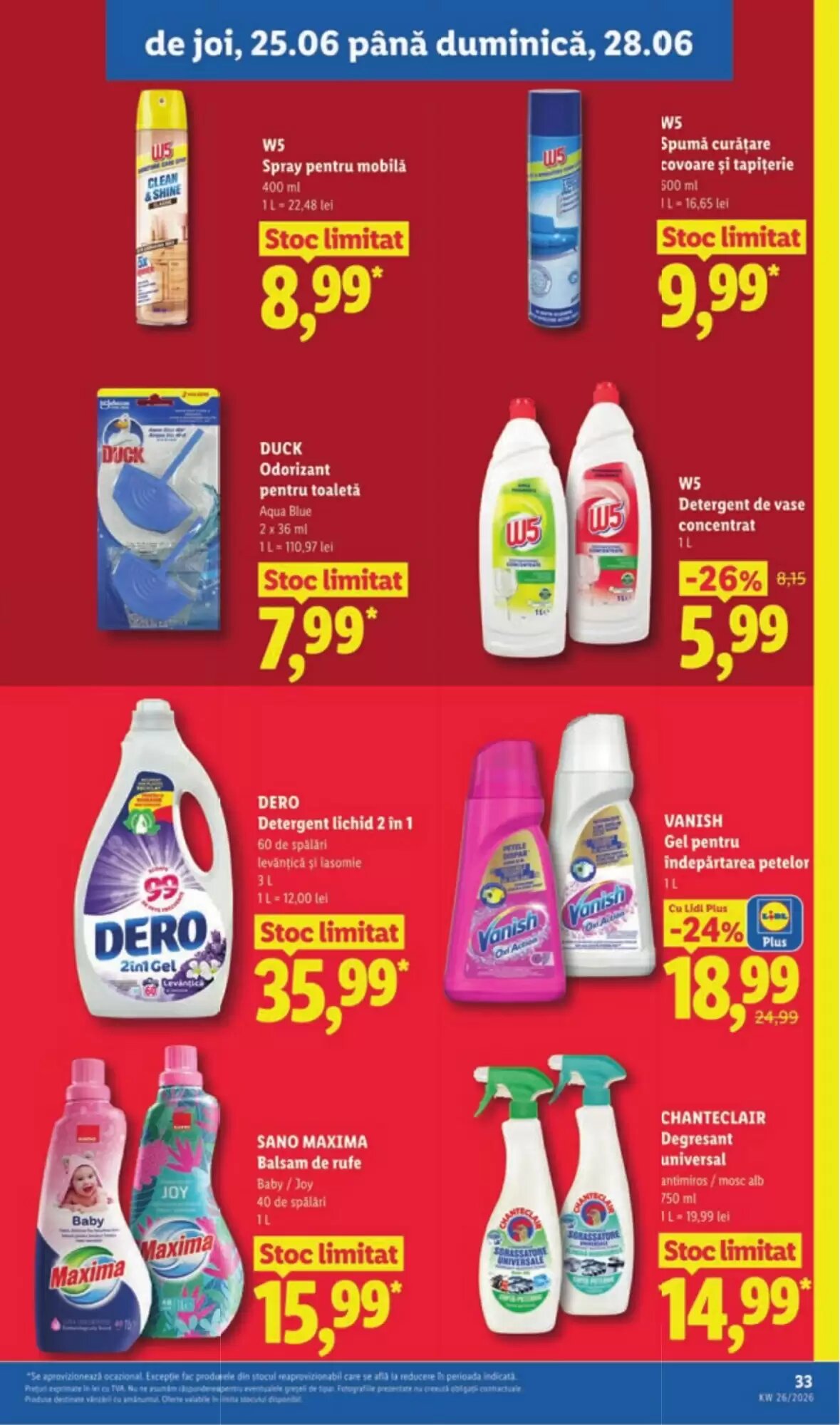 Catalogul cu oferte Lidl valabil de la 22.06.2026 - Pagina 33.