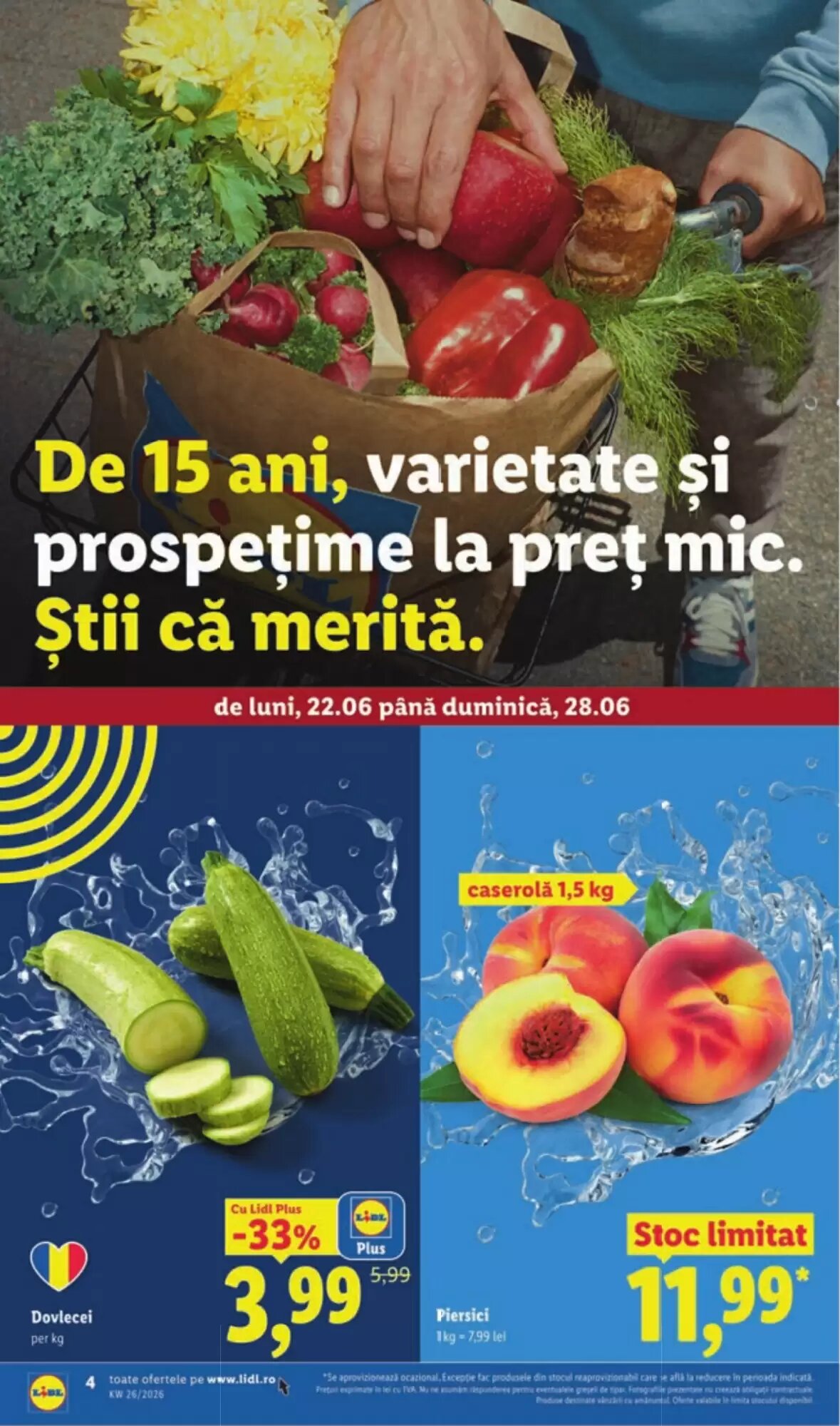 Catalogul cu oferte Lidl valabil de la 22.06.2026 - Pagina 4.