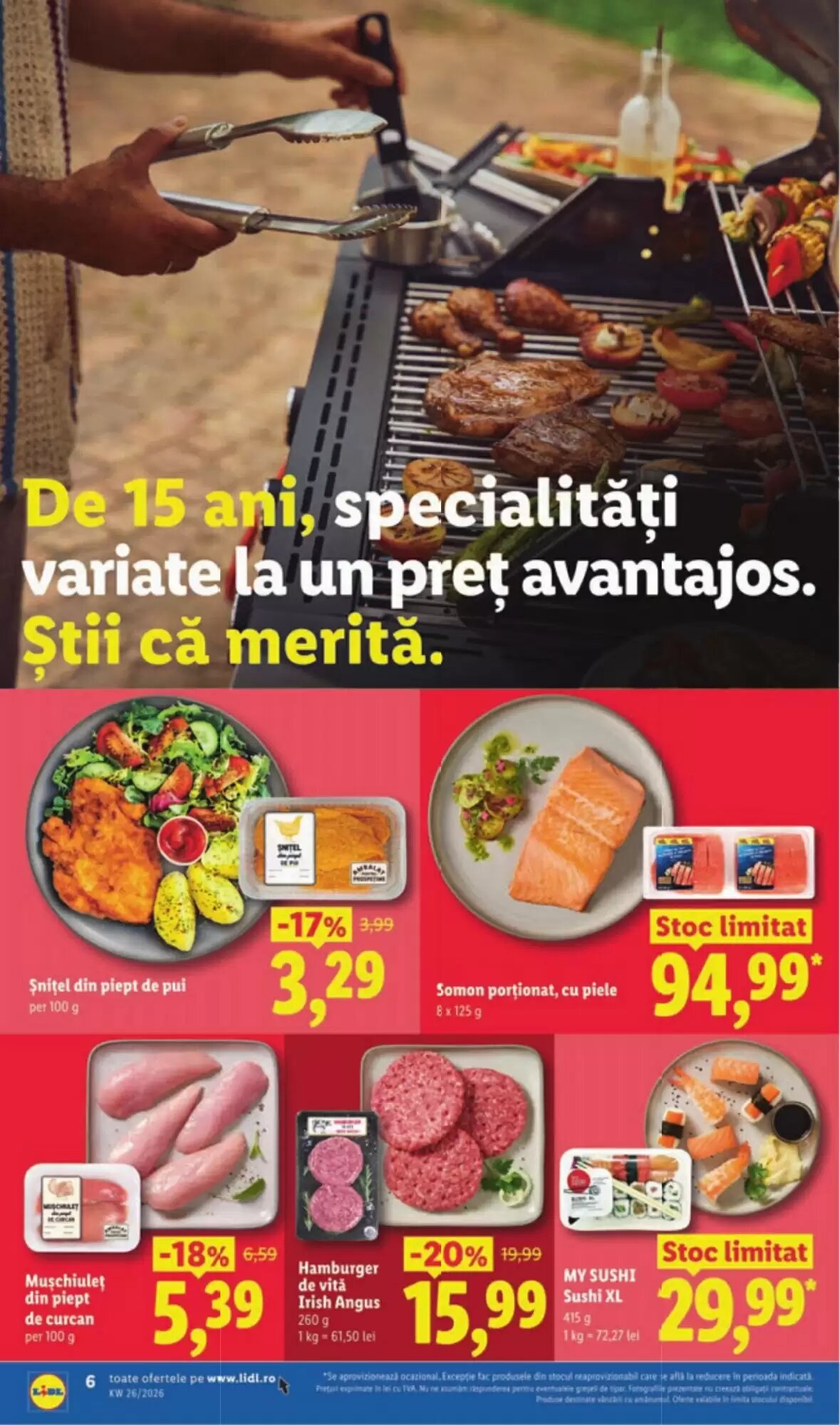 Catalogul cu oferte Lidl valabil de la 22.06.2026 - Pagina 6.
