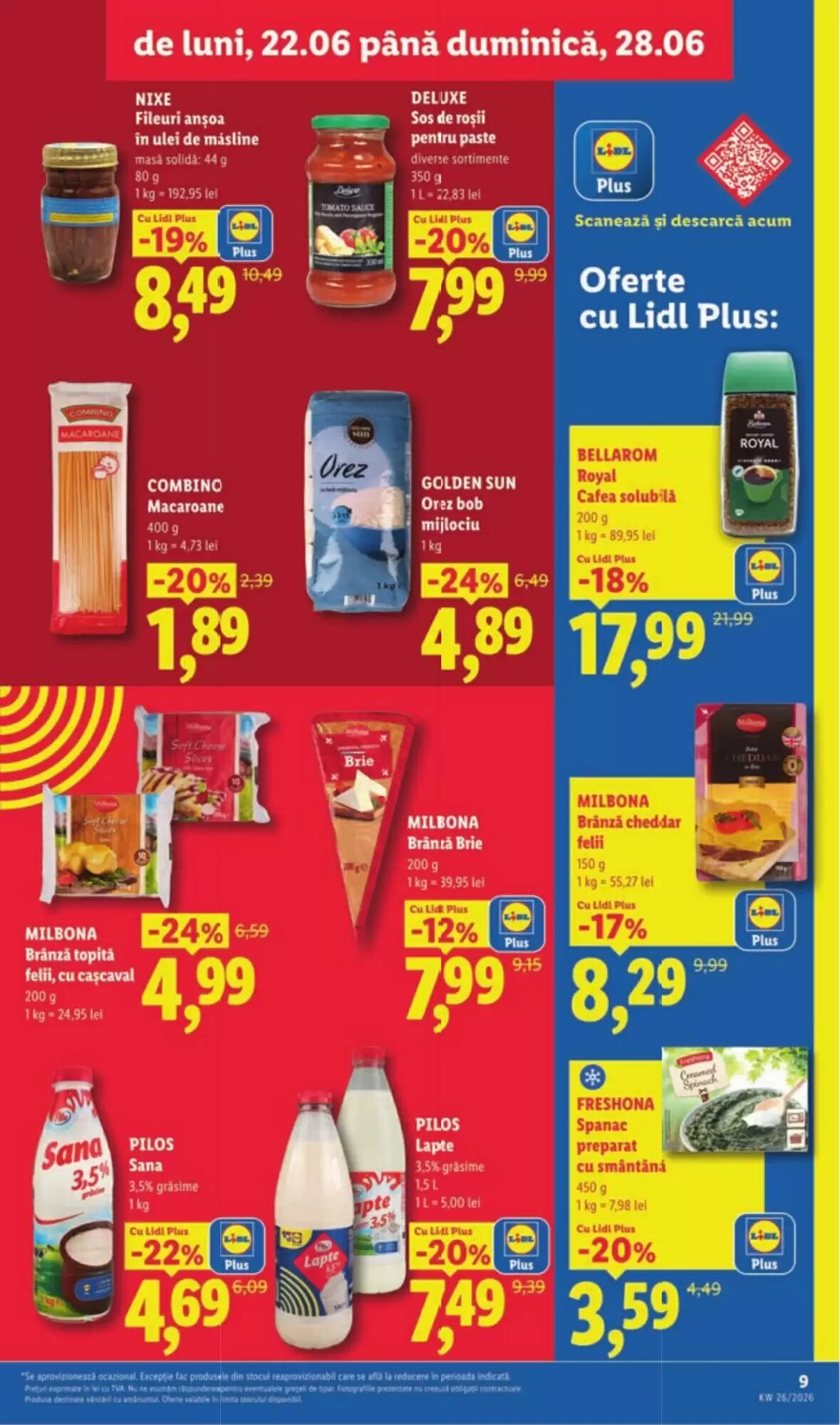 Catalogul cu oferte Lidl valabil de la 22.06.2026 - Pagina 9.