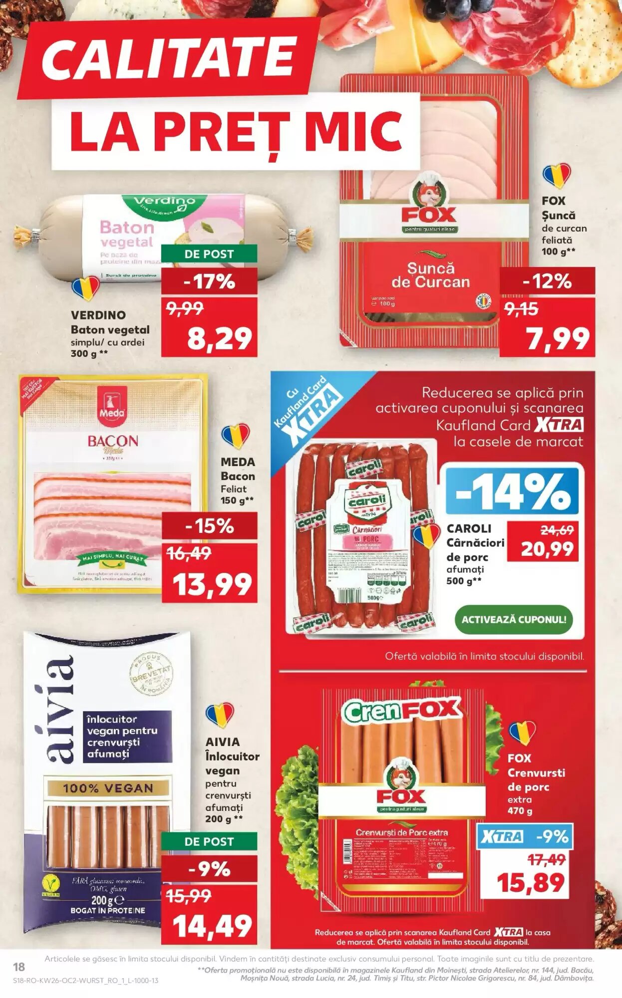 Catalogul cu oferte Kaufland valabil de la 24.06.2026 - Pagina 18.