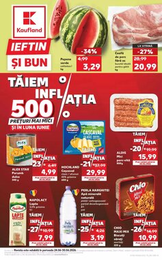 Catalogul cu oferte Kaufland valabil de la 24.06.2026