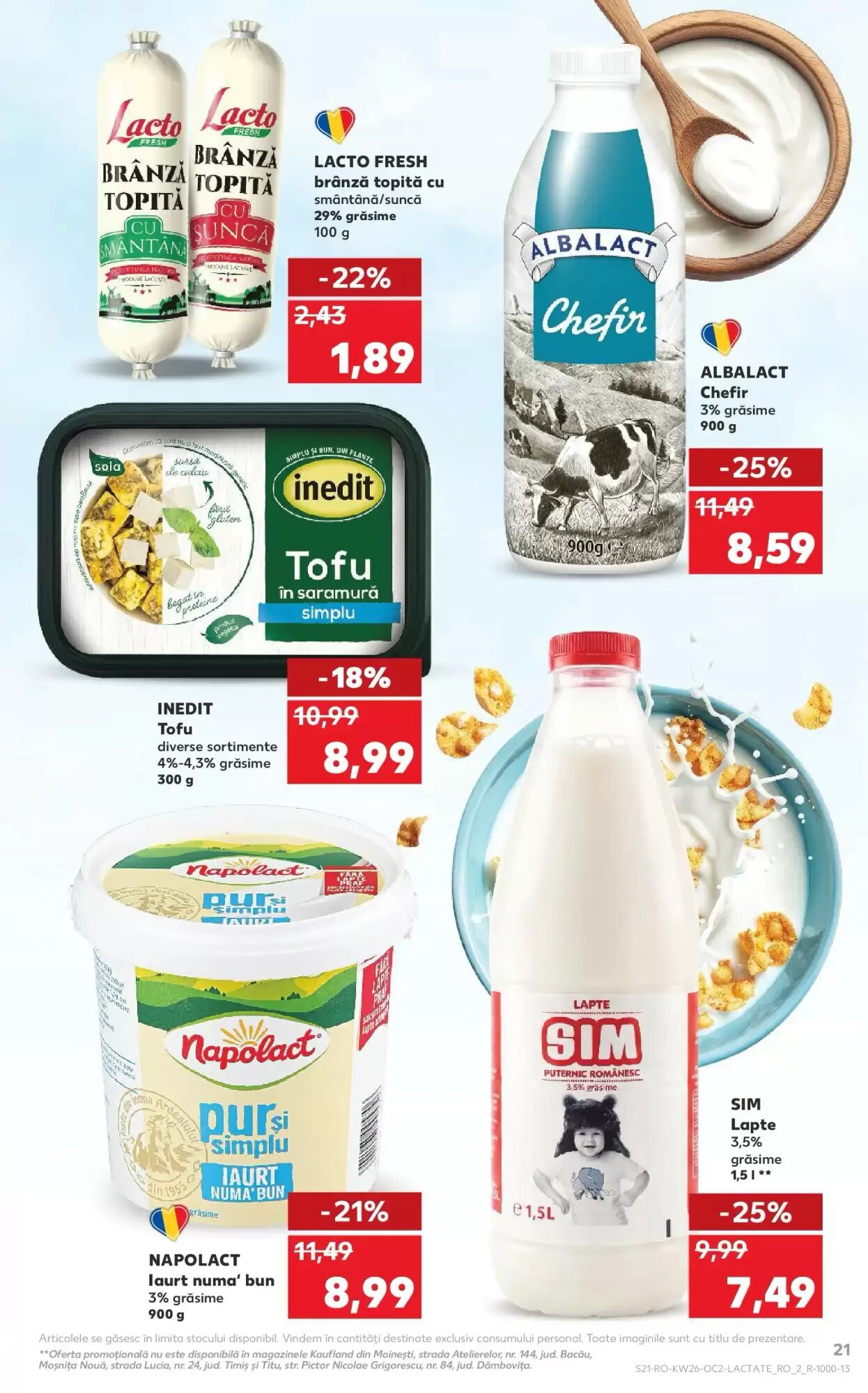Catalogul cu oferte Kaufland valabil de la 24.06.2026 - Pagina 21.