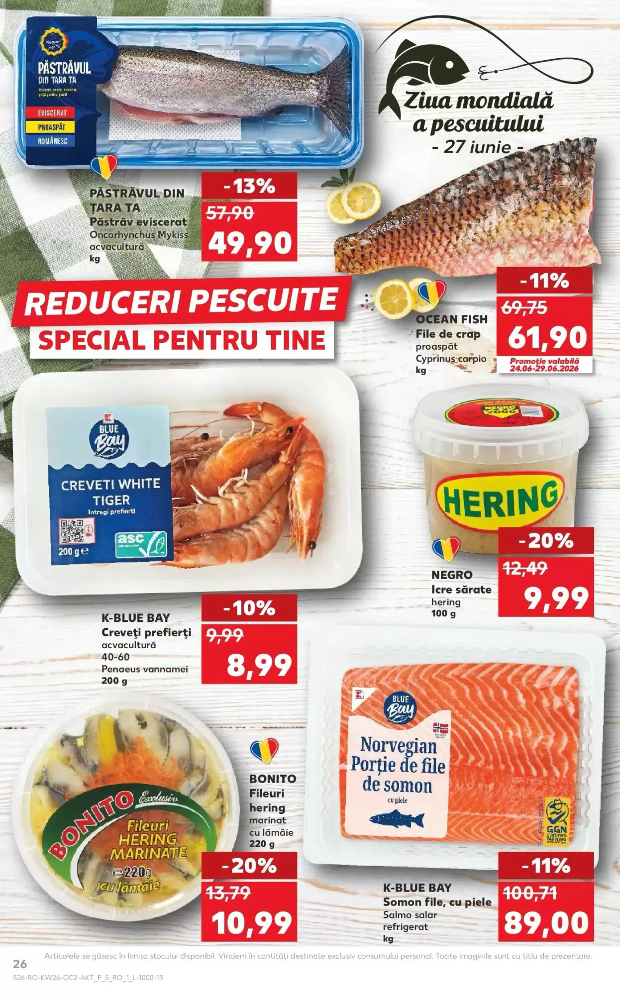 Catalogul cu oferte Kaufland valabil de la 24.06.2026 - Pagina 26.