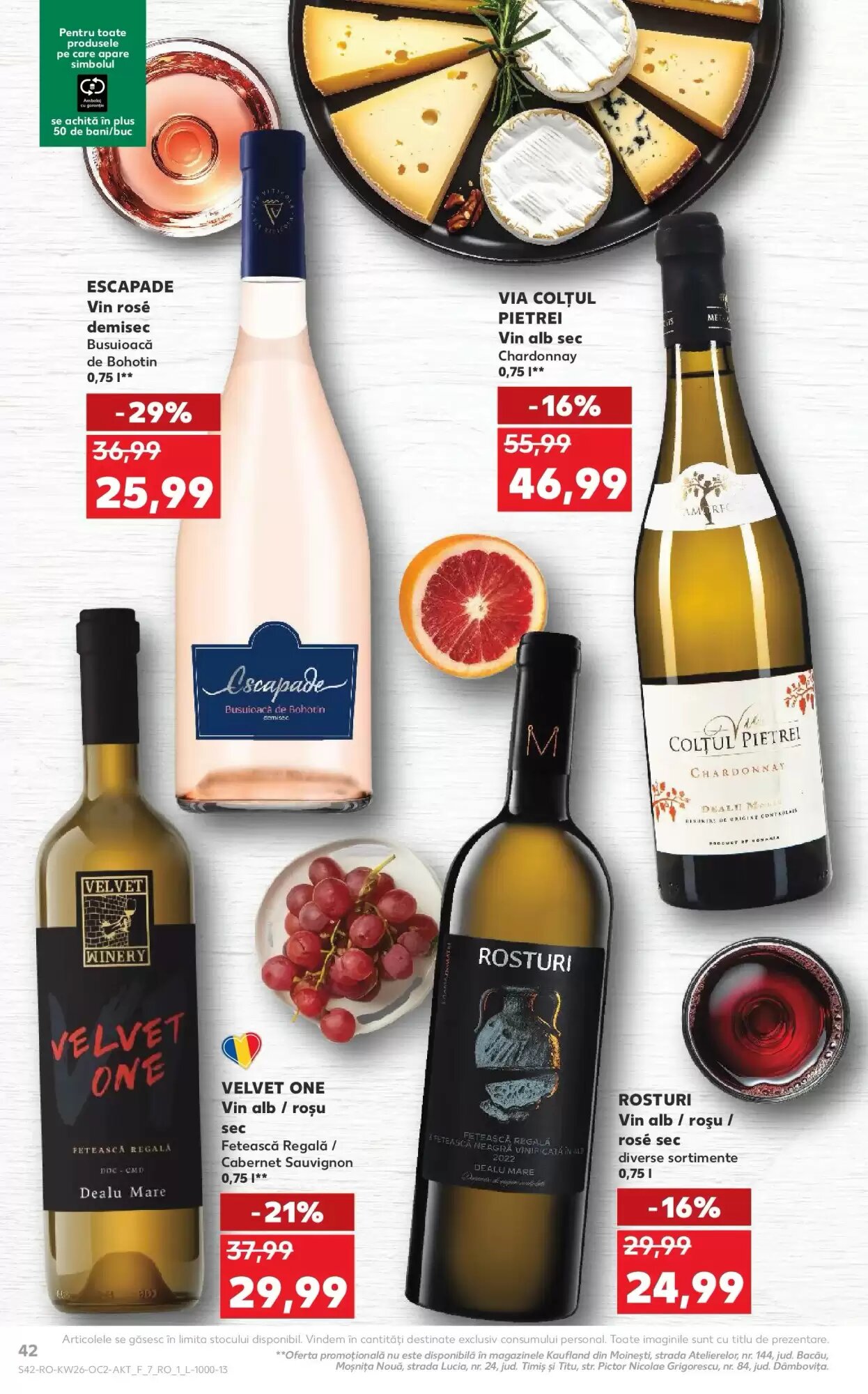 Catalogul cu oferte Kaufland valabil de la 24.06.2026 - Pagina 42.