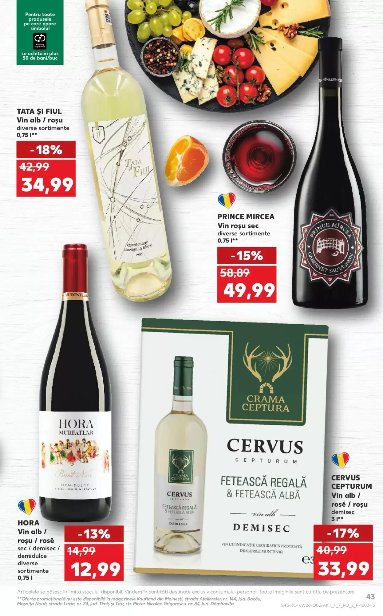 Catalogul cu oferte Kaufland valabil de la 24.06.2026 - Pagina 43.