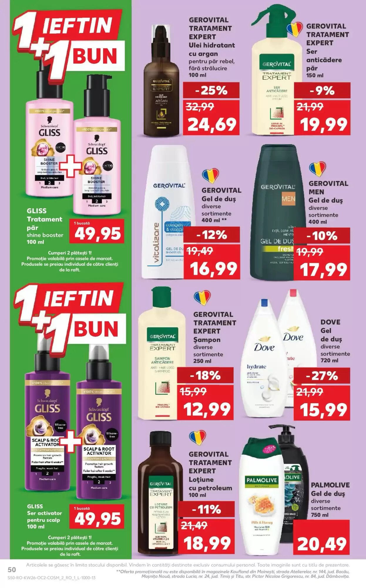 Catalogul cu oferte Kaufland valabil de la 24.06.2026 - Pagina 50.