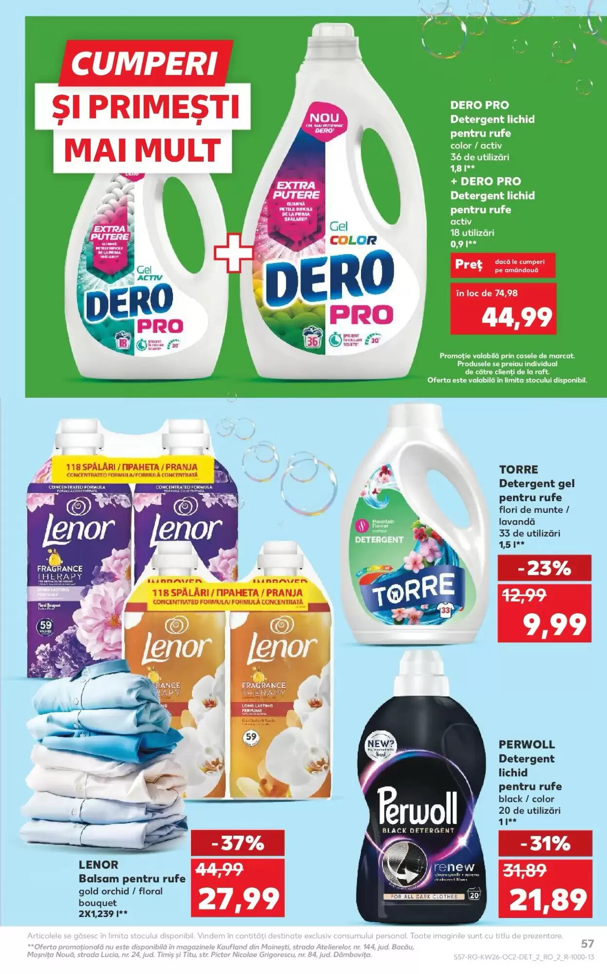 Catalogul cu oferte Kaufland valabil de la 24.06.2026 - Pagina 57.