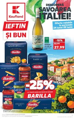 Catalogul cu oferte Kaufland valabil de la 24.06.2026