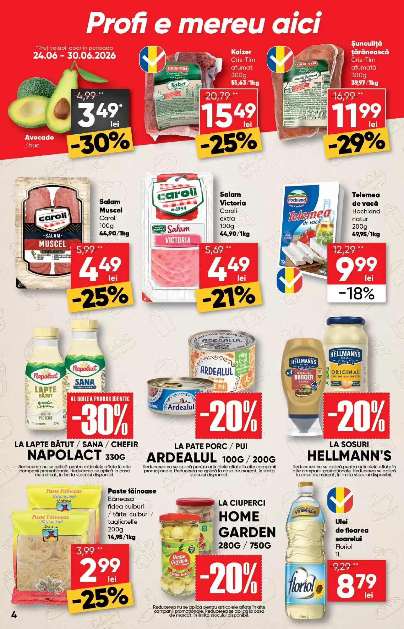Catalogul cu oferte PROFI valabil de la 24.06.2026 - Pagina 4.