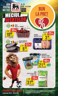 Catalogul cu oferte Mega Image valabil de la 25.06.2026