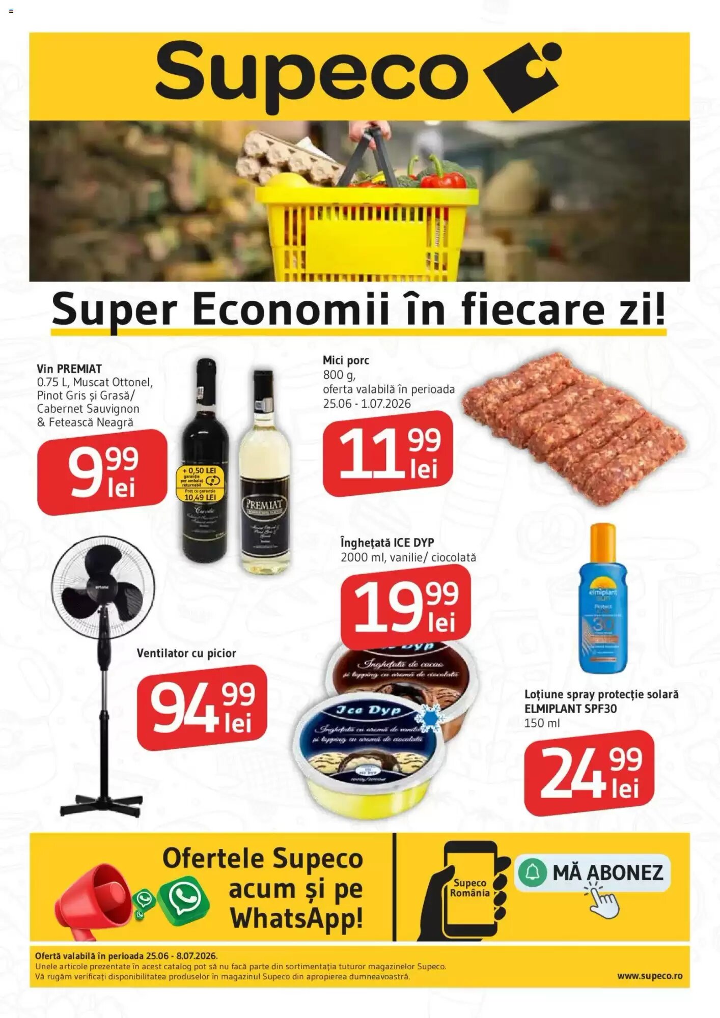 Catalogul cu oferte Supeco valabil de la 25.06.2026 - Pagina 1.