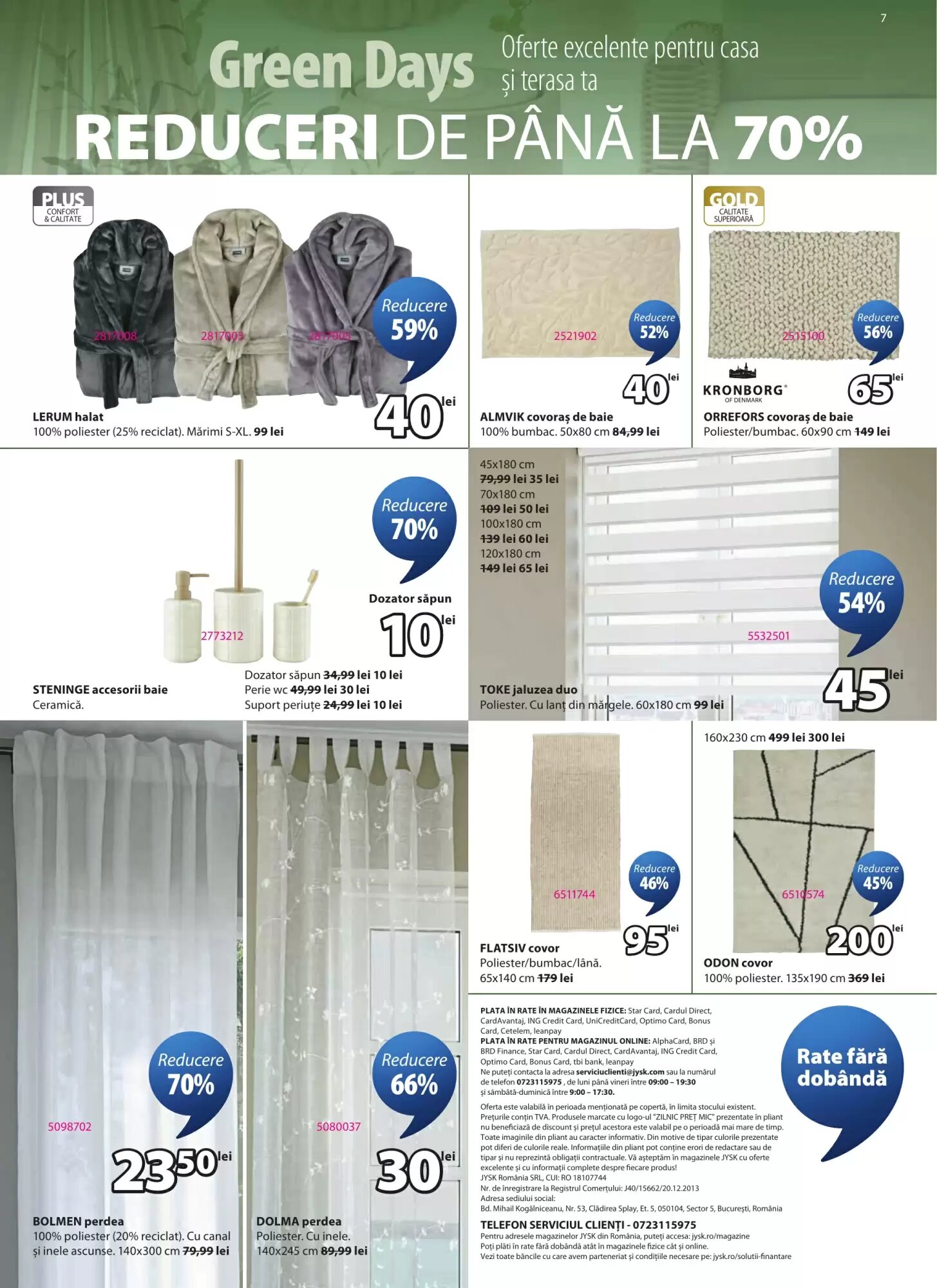 Catalogul cu oferte JYSK valabil de la 26.06.2026 - Pagina 7.