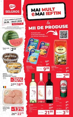 Catalogul cu oferte Selgros valabil de la 26.06.2026