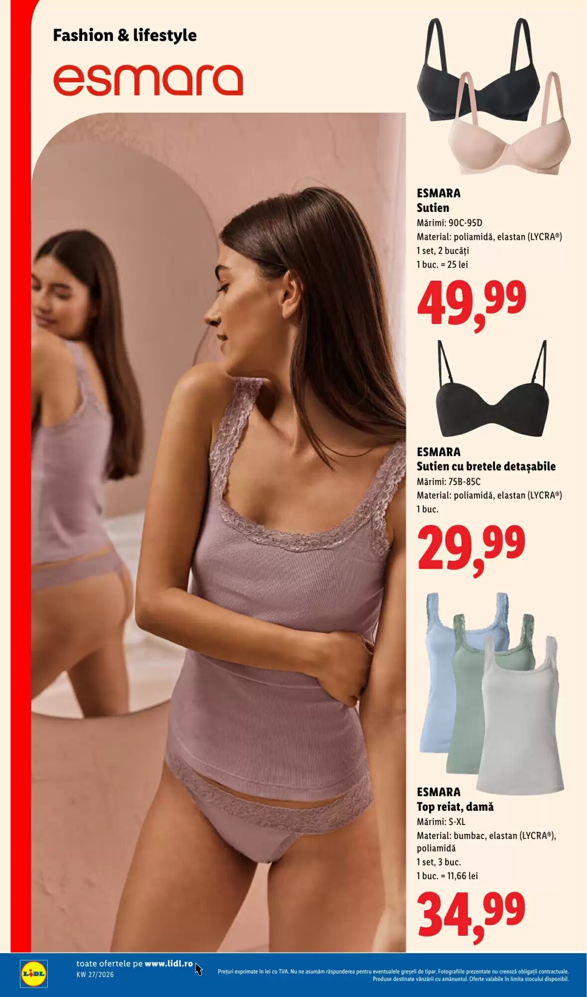 Catalogul cu oferte Lidl valabil de la 29.06.2026 - Pagina 50.