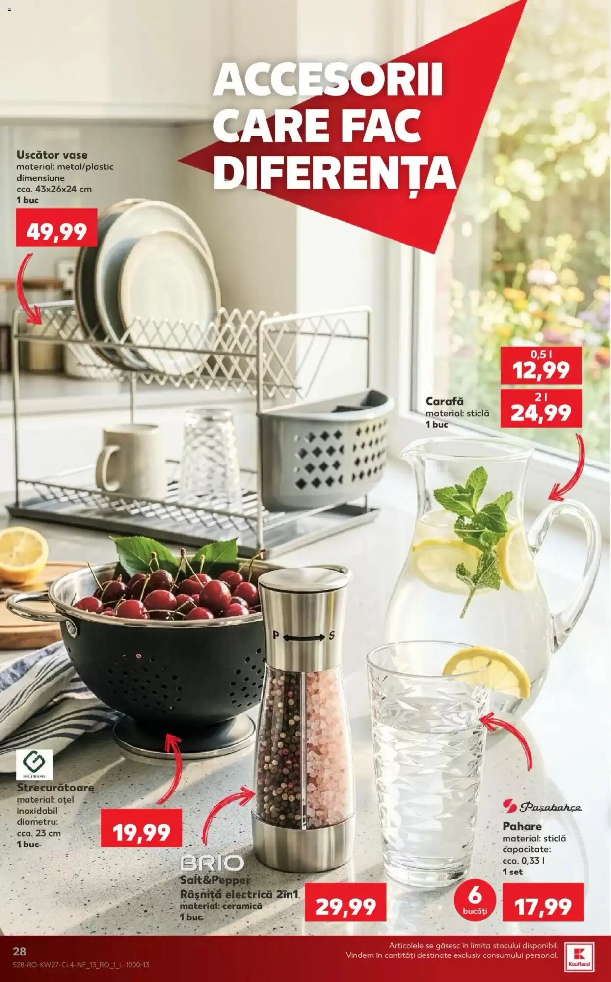 Catalogul cu oferte Kaufland valabil de la 30.06.2026 - Pagina 28.