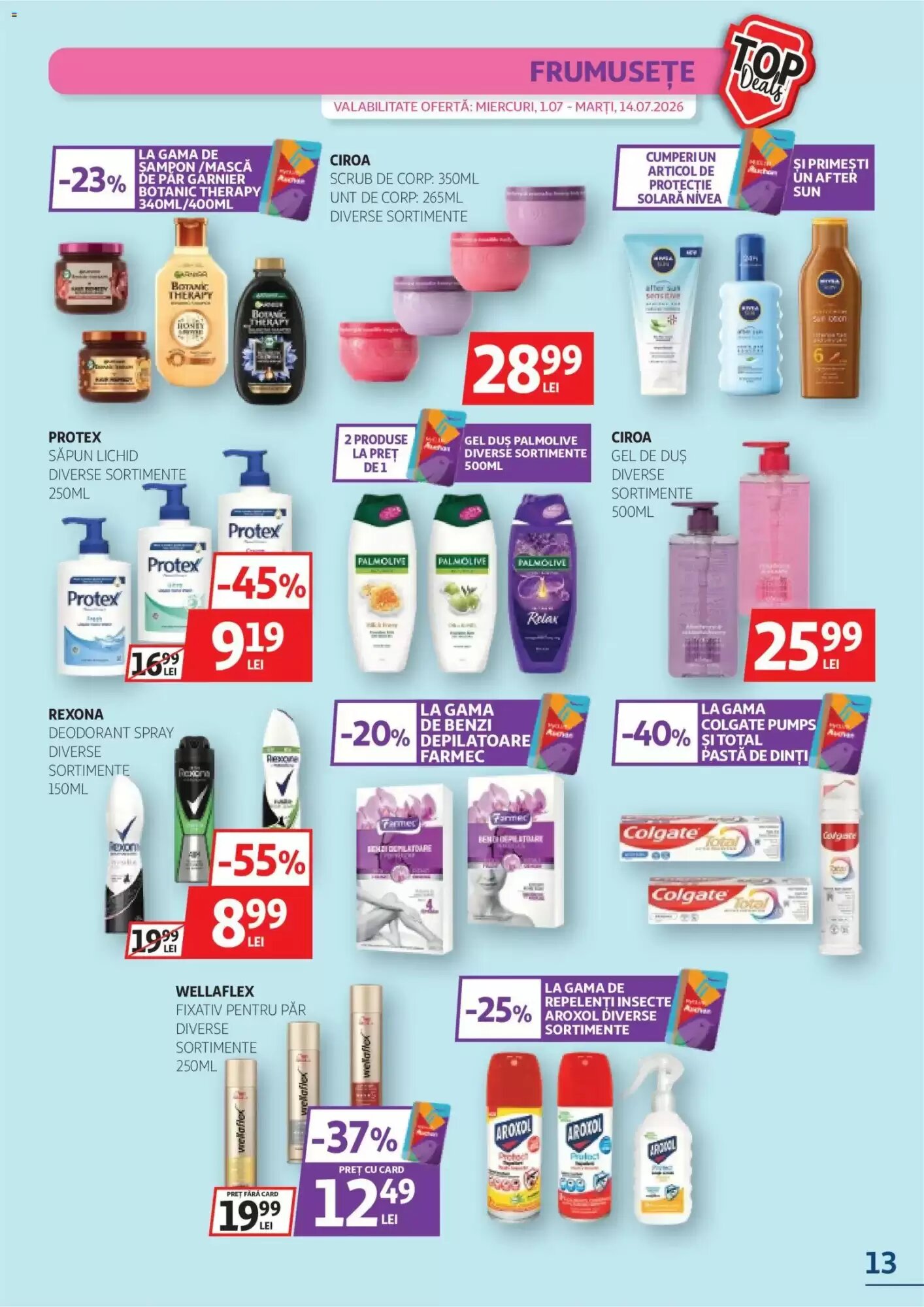 Catalogul cu oferte Auchan valabil de la 30.06.2026 - Pagina 13.