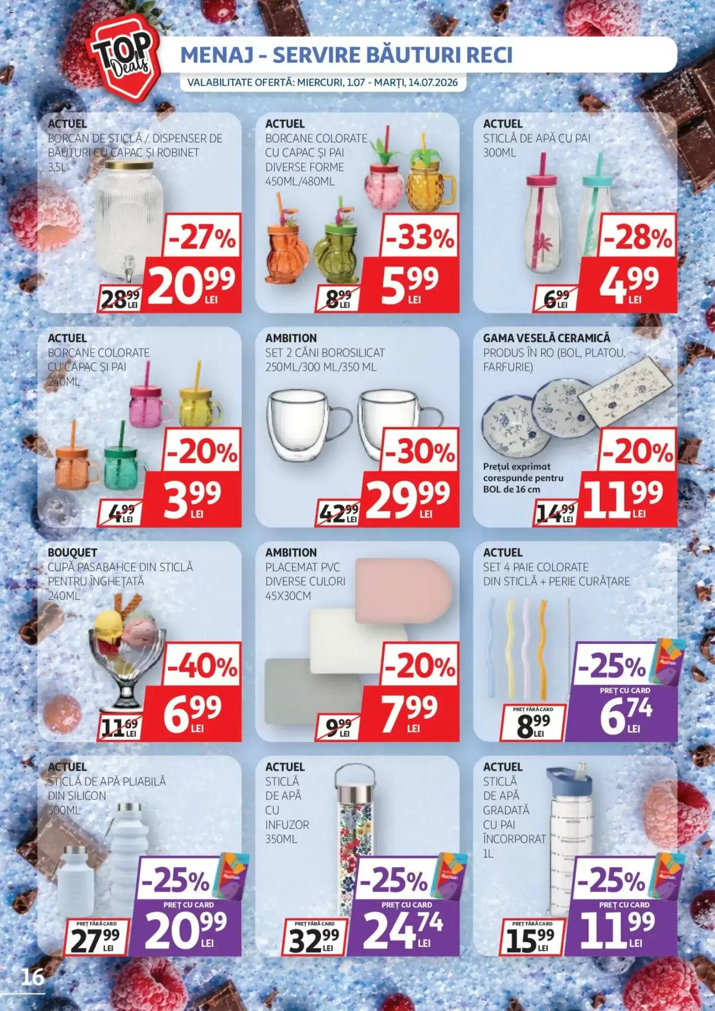 Catalogul cu oferte Auchan valabil de la 30.06.2026 - Pagina 16.