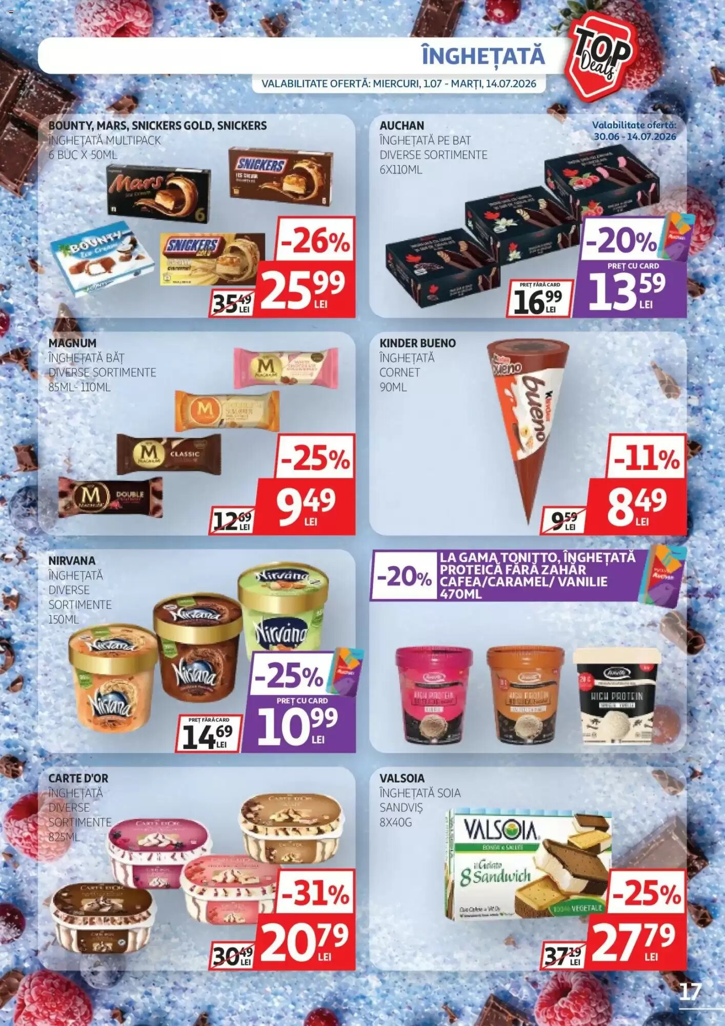 Catalogul cu oferte Auchan valabil de la 30.06.2026 - Pagina 17.